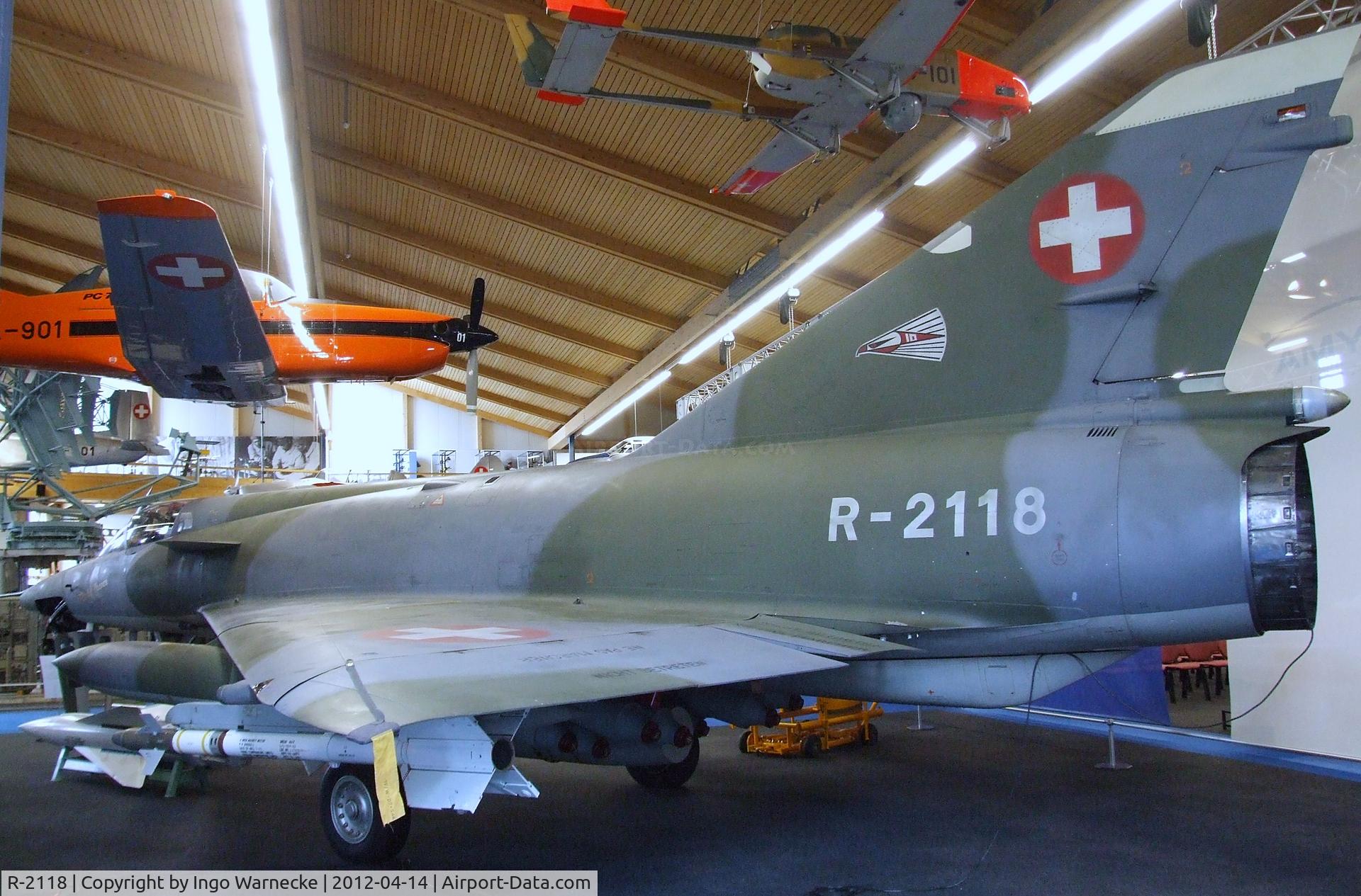 R-2118, Dassault Mirage IIIRS C/N 17-26-150/1038, Dassault Mirage III RS at the Flieger-Flab-Museum, Dübendorf