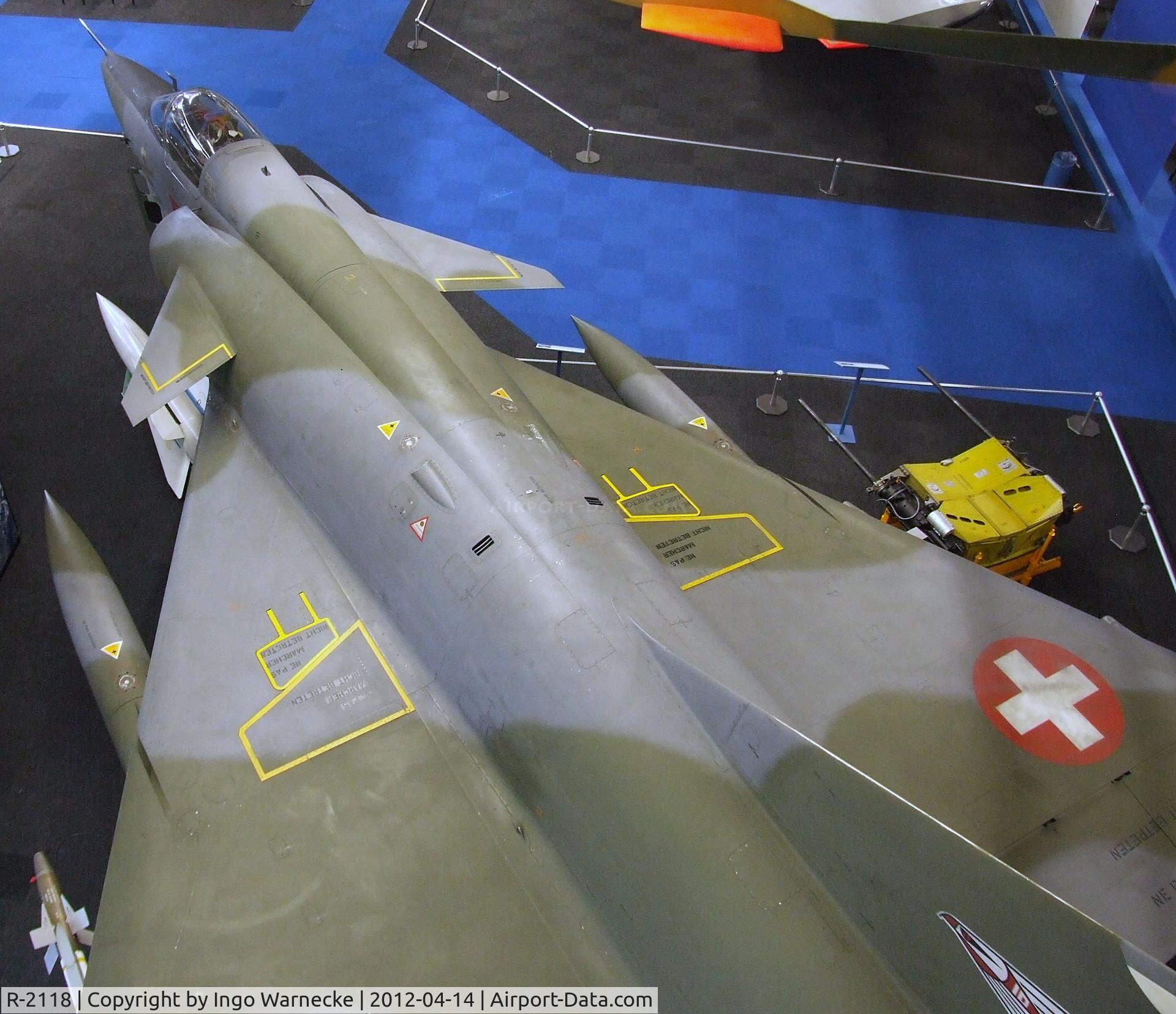 R-2118, Dassault Mirage IIIRS C/N 17-26-150/1038, Dassault Mirage III RS at the Flieger-Flab-Museum, Dübendorf