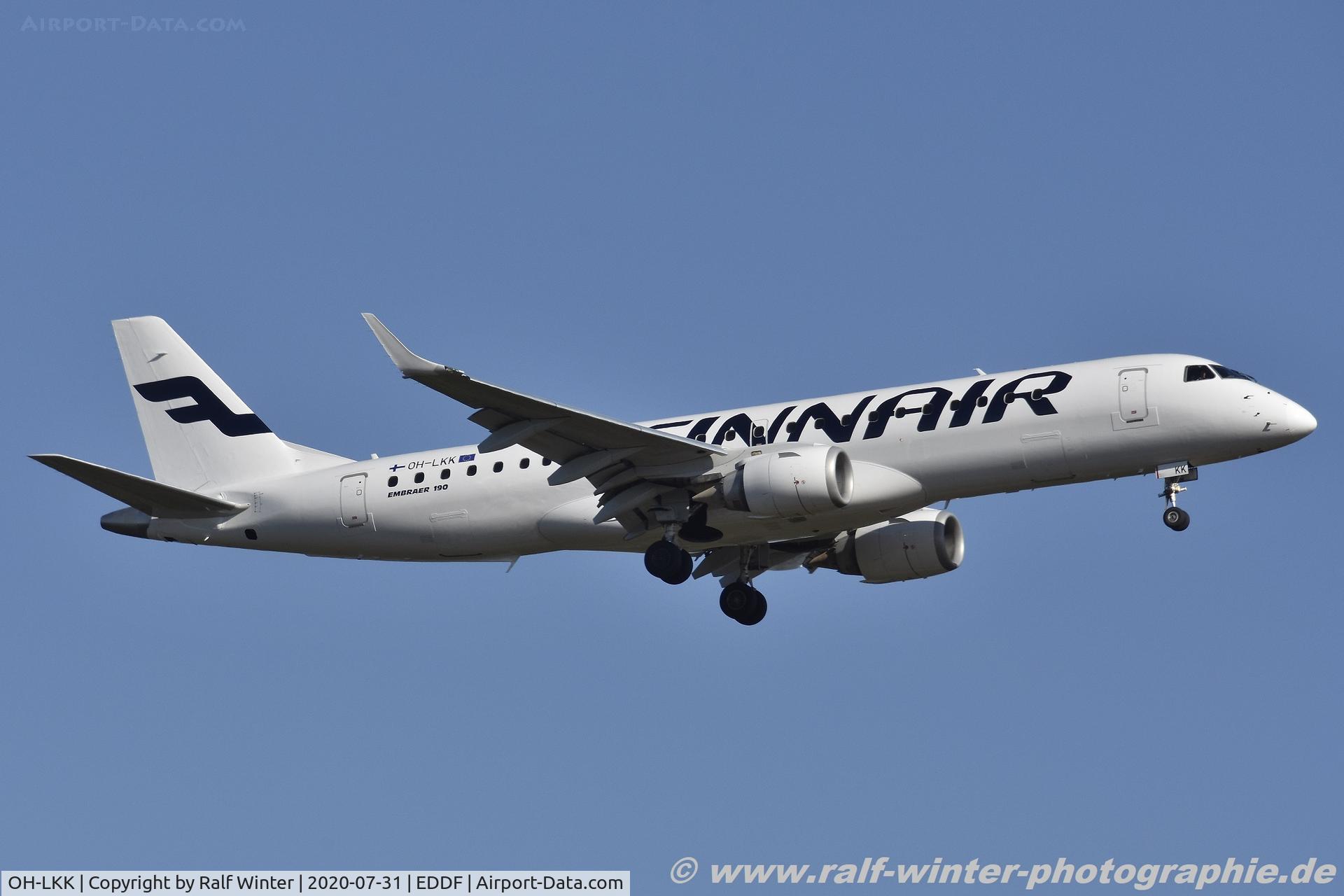 OH-LKK, 2007 Embraer 190LR (ERJ-190-100LR) C/N 19000127, Embrear ERJ-190LR 190-100LR - AY FIN Finnair - 19000127 - OH-LKK - 31.07.2020 - FRA