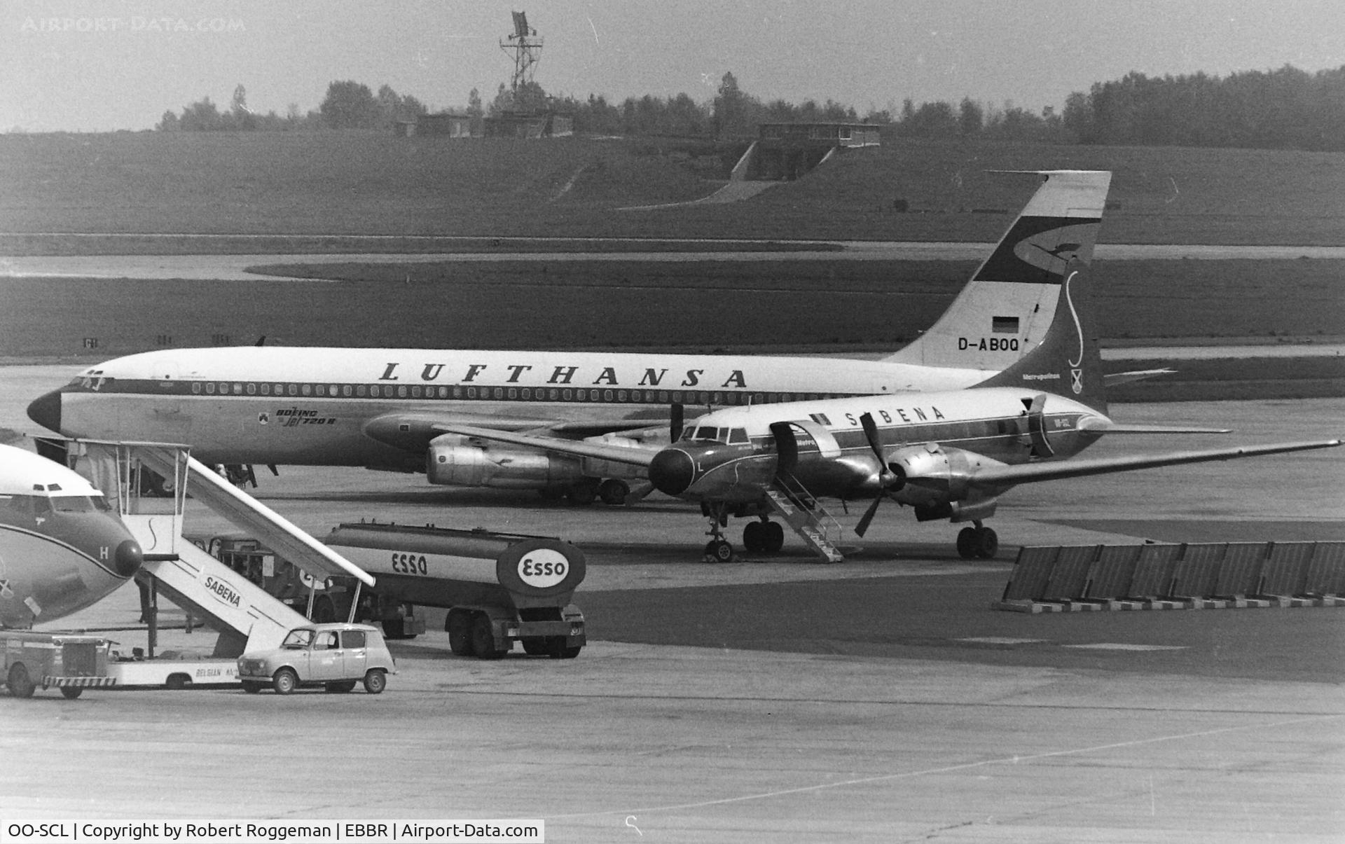 OO-SCL, 1956 Convair 440-12 Metropolitan C/N 336, MID 1960's.CV-440 SABENA.D-ABOQ.B-720B LUFTHANSA.