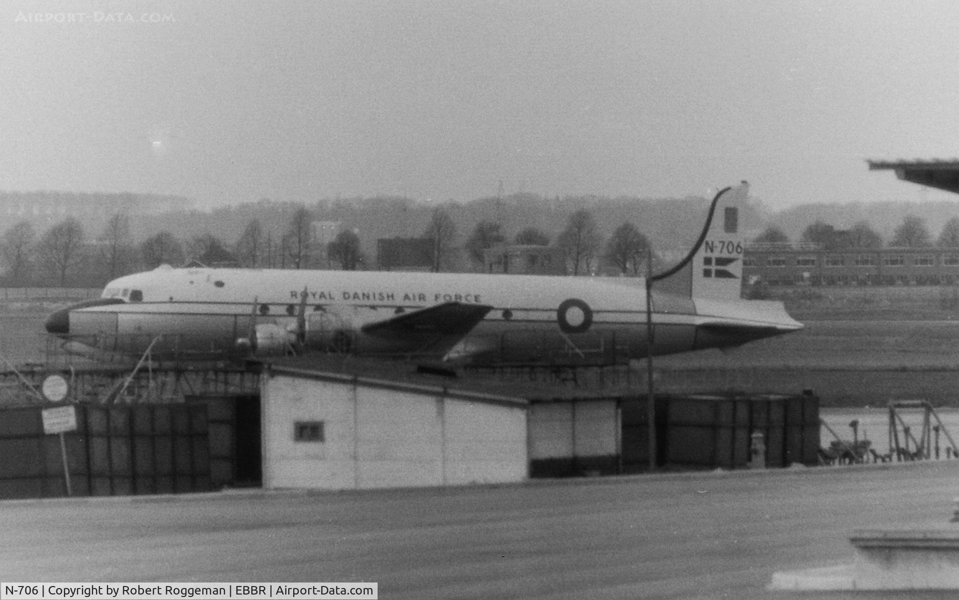 N-706, 1945 Douglas C-54D Skymaster C/N 10811, MID 1960's.RDAF.