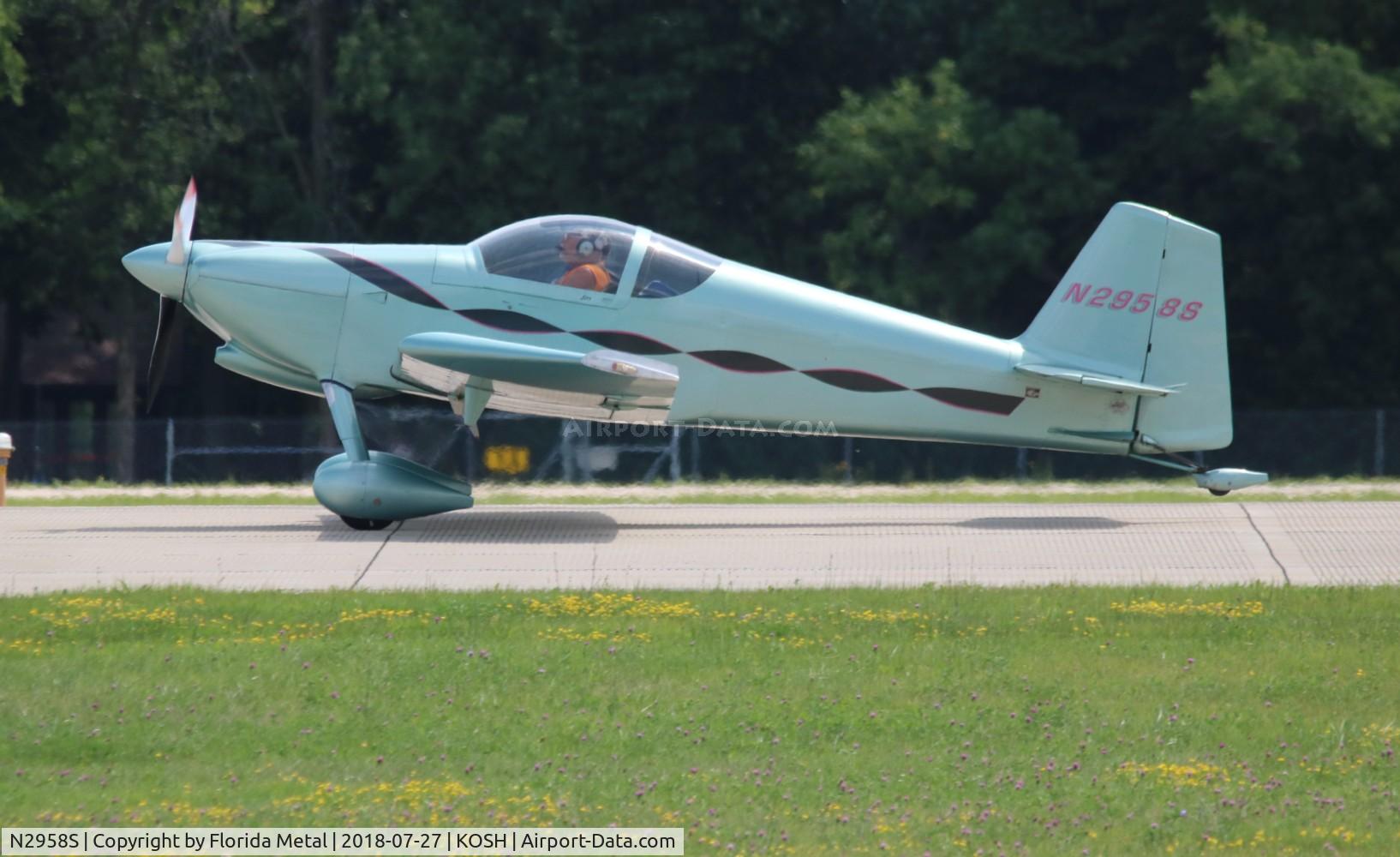 N2958S, 1998 Vans RV-6 C/N 23600, EAA OSH 2018