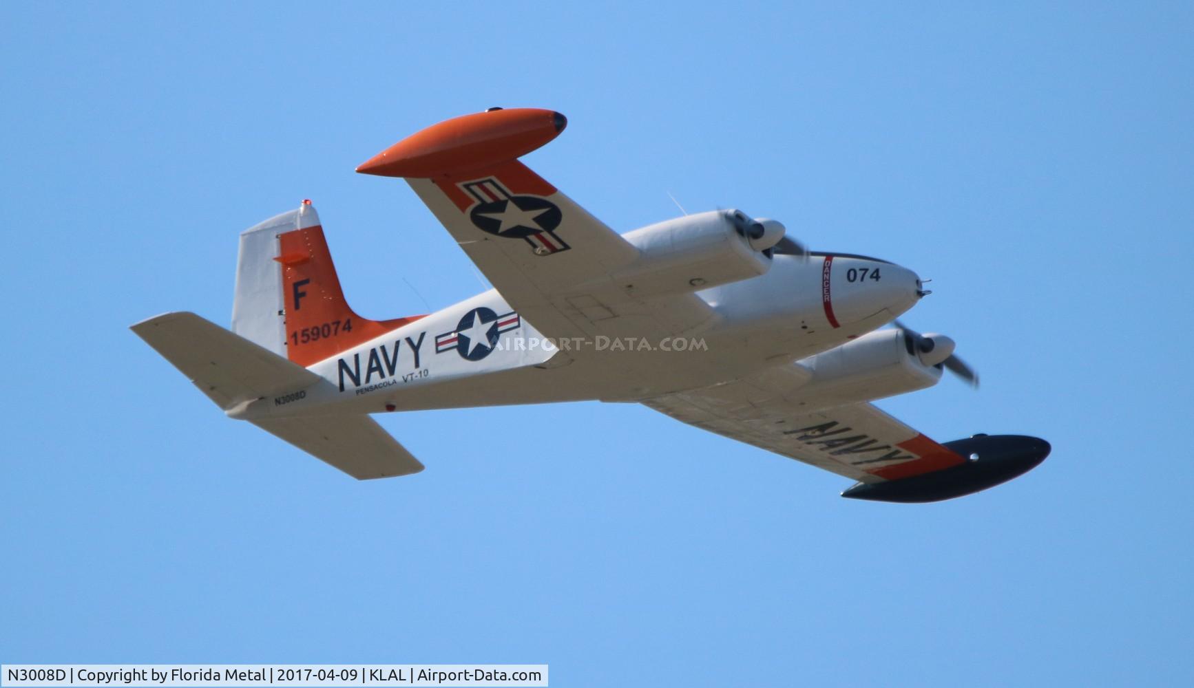 N3008D, 1955 Cessna U-3A Blue Canoe (310A) C/N 38109, SNF LAL 2017