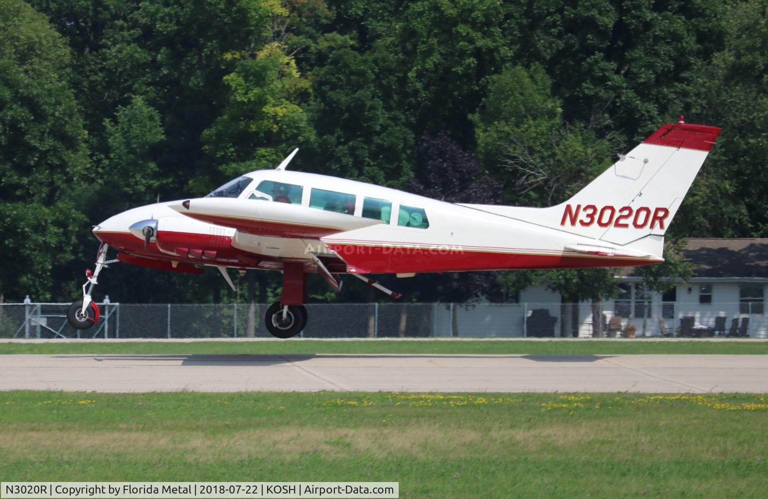 N3020R, 1962 Cessna 320A Skyknight C/N 320A0020, EAA OSH 2018