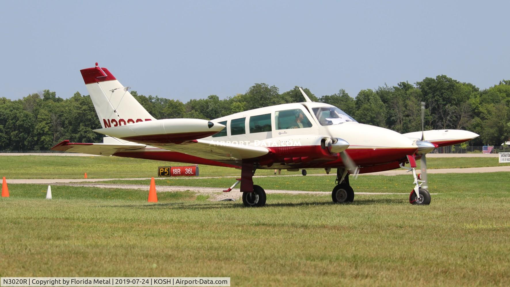 N3020R, 1962 Cessna 320A Skyknight C/N 320A0020, EAA OSH 2019