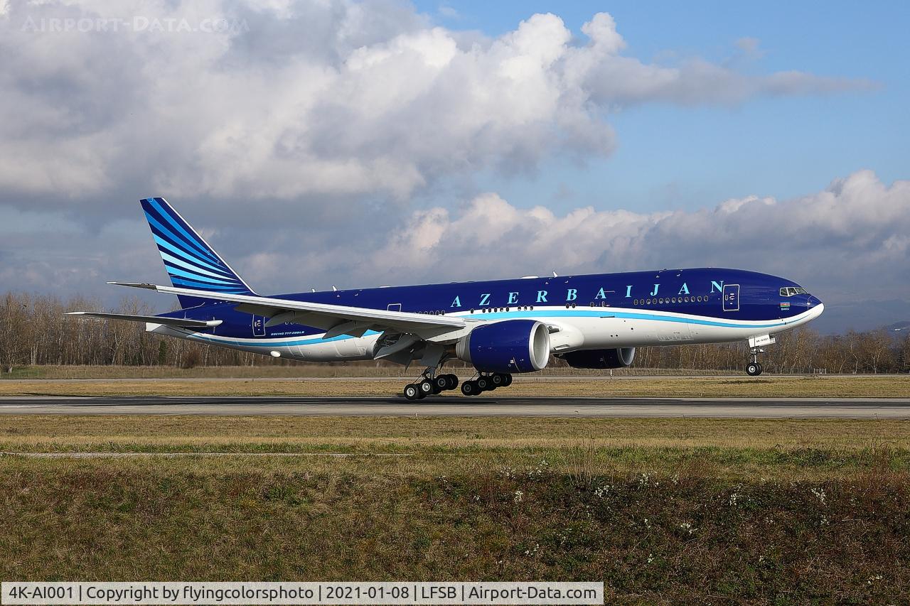 4K-AI001, 2019 Boeing 777-200ER C/N 66536, New plane of government of Azerbaijan