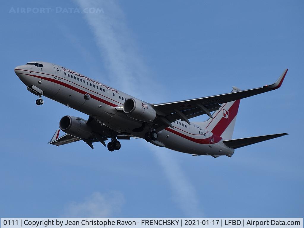 0111, 2018 Boeing 737-8TV BBJ2 C/N 64927, POLISH AIR FORCE (MEDOC 21 / F-WTBK)