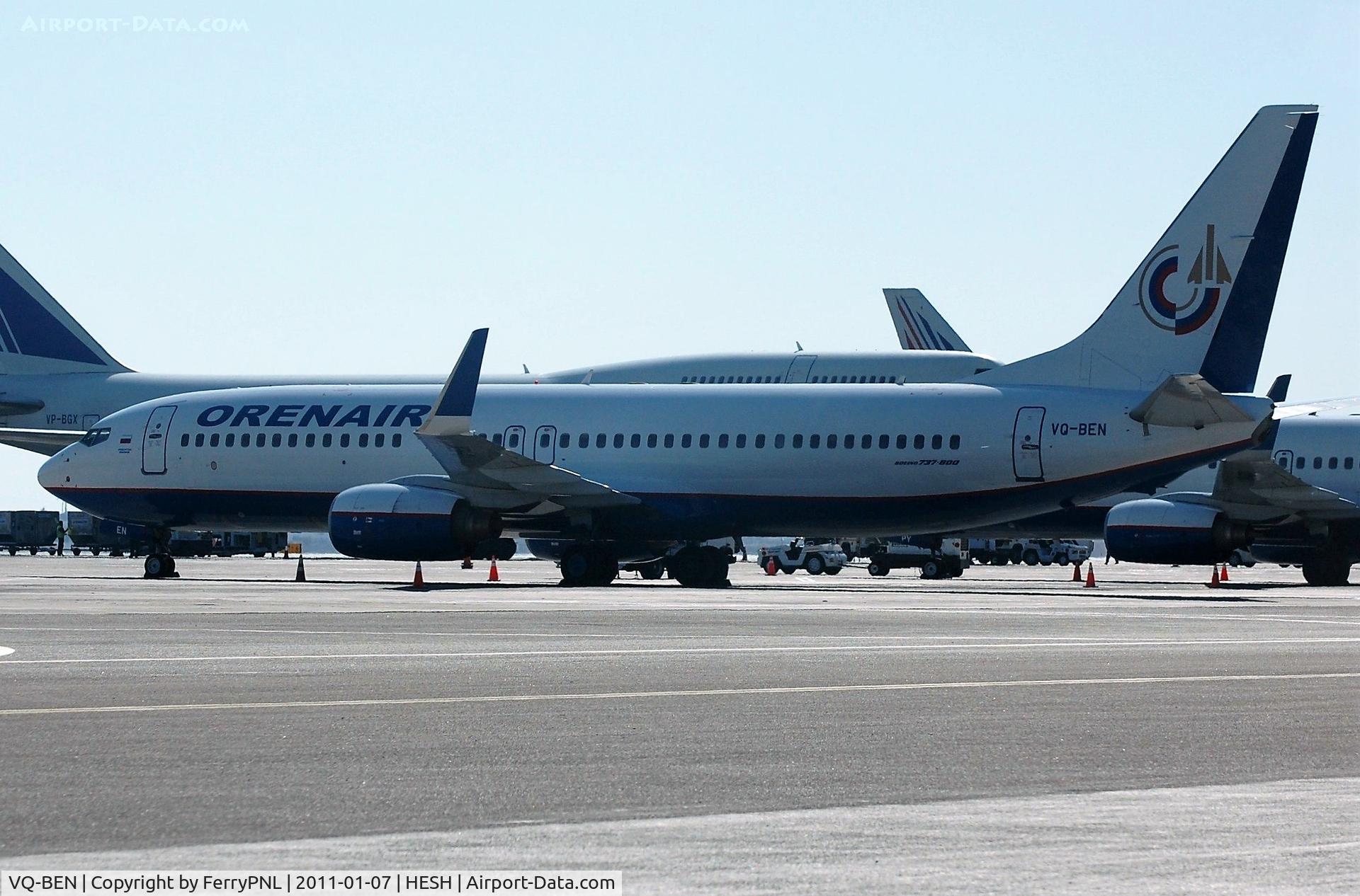 VQ-BEN, 1998 Boeing 737-85R C/N 29037, Orenair B738