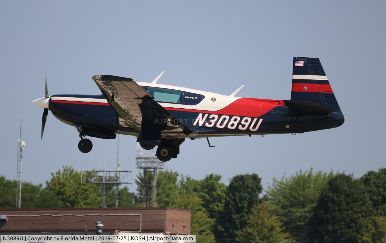 N3089U, 1979 Mooney M20K C/N 25-0125, EAA OSH 2019