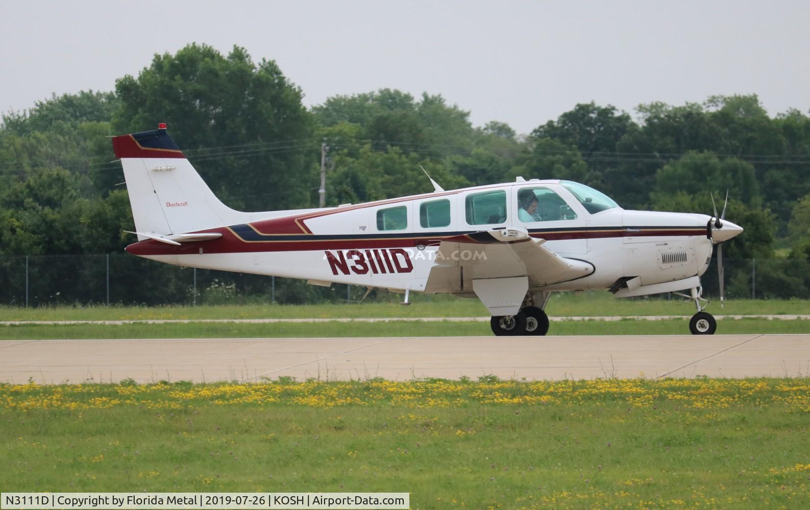 N3111D, 1994 Beech A36 Bonanza 36 C/N E-2874, EAA OSH 2019