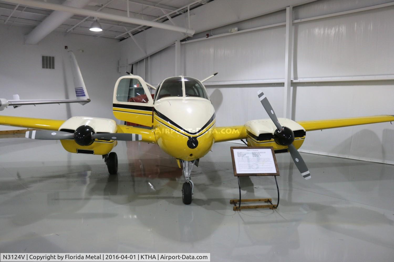 N3124V, 1962 Pine Air SUPER V C/N SV-109-D549, Beechcraft Museum