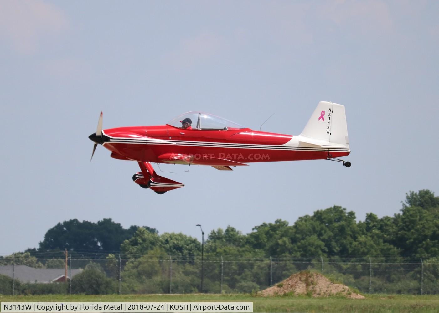 N3143W, 1991 Vans RV-4 C/N 1920, EAA OSH 2018