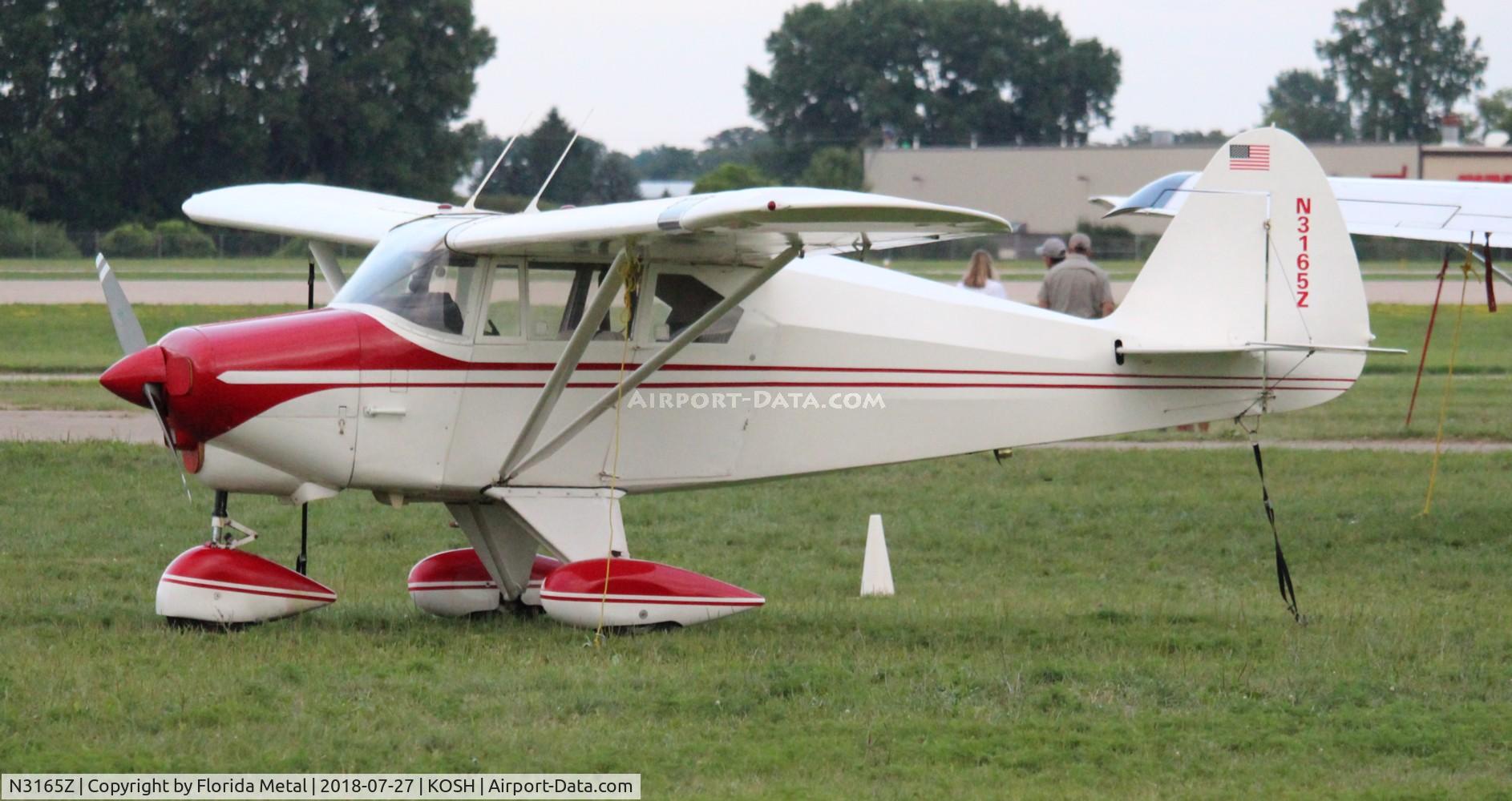 N3165Z, 1959 Piper PA-22-150 Tri-Pacer C/N 22-7116, EAA OSH 2018
