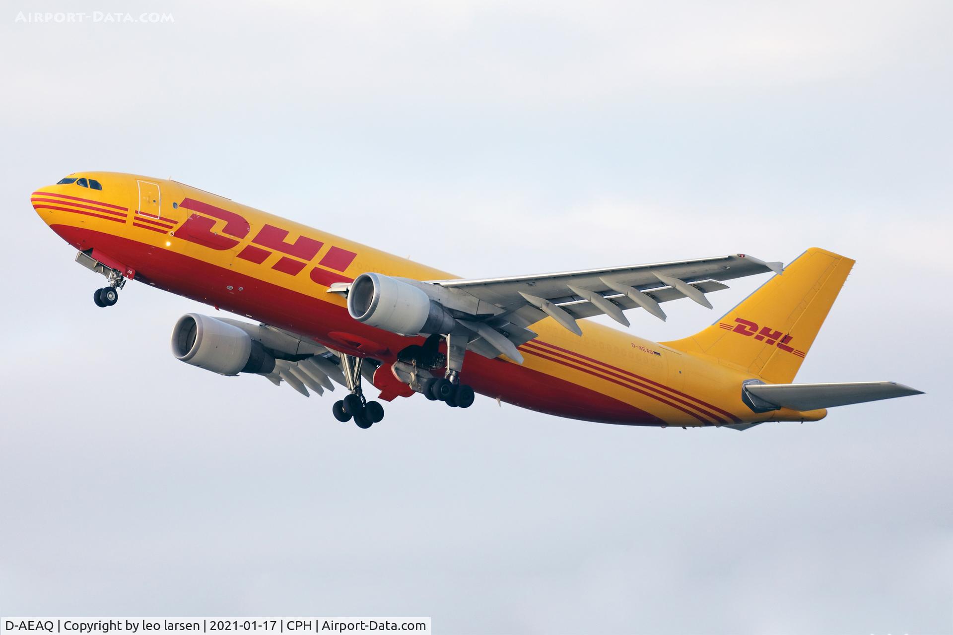D-AEAQ, 1994 Airbus A300B4-622R(F) C/N 729, Copenhagen 17.1.2021