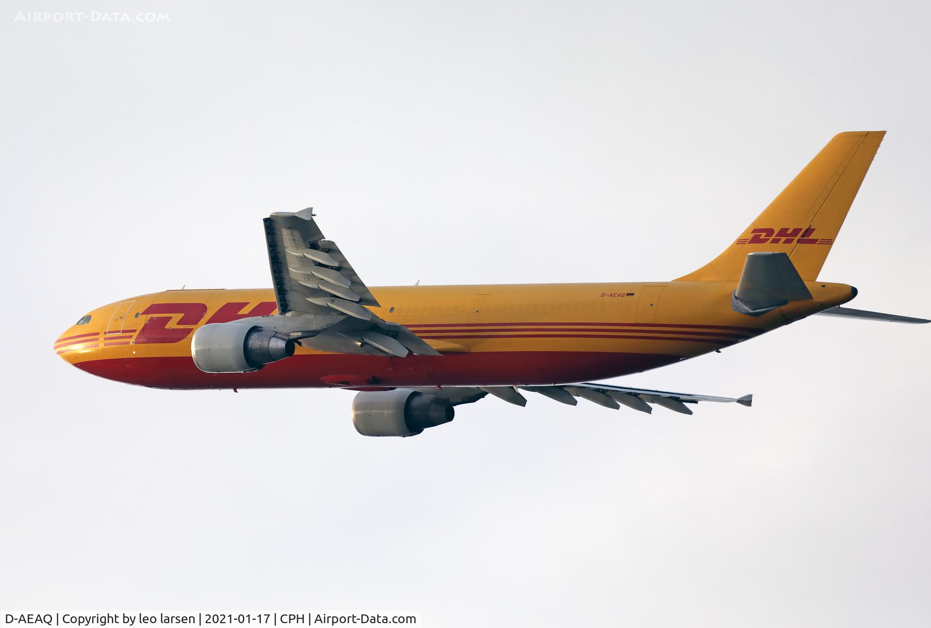 D-AEAQ, 1994 Airbus A300B4-622R(F) C/N 729, Copenhagen 17.1.2021