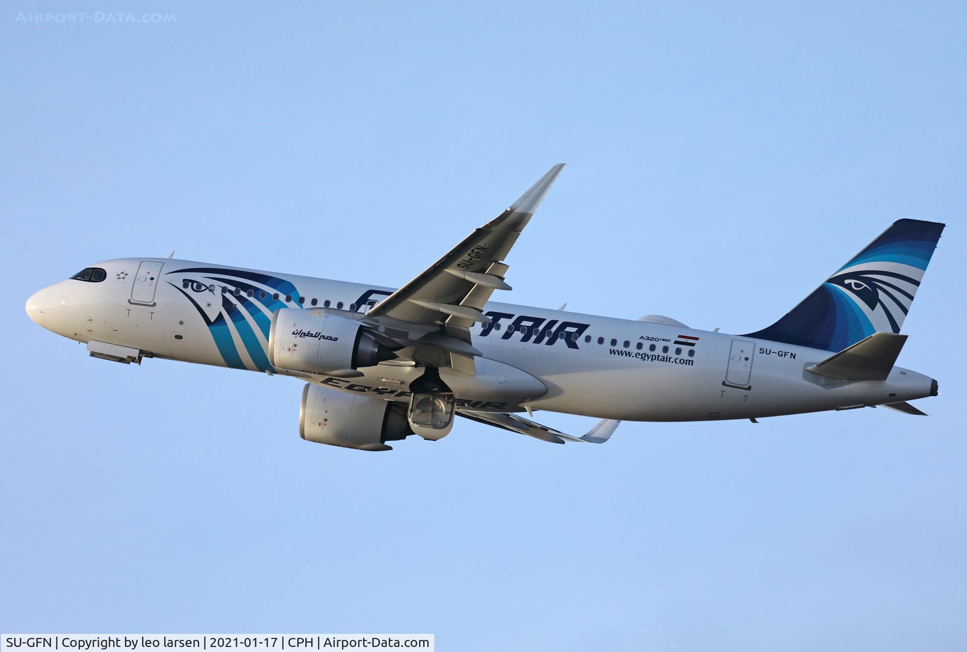 SU-GFN, 2020 Airbus A320-251N C/N 10013, Copenhagen 17.1.2021