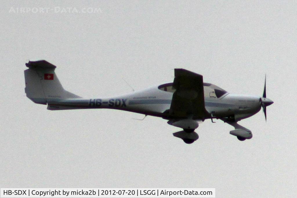 HB-SDX, 2008 Diamond DA-40D Diamond Star C/N D4.357, Landing