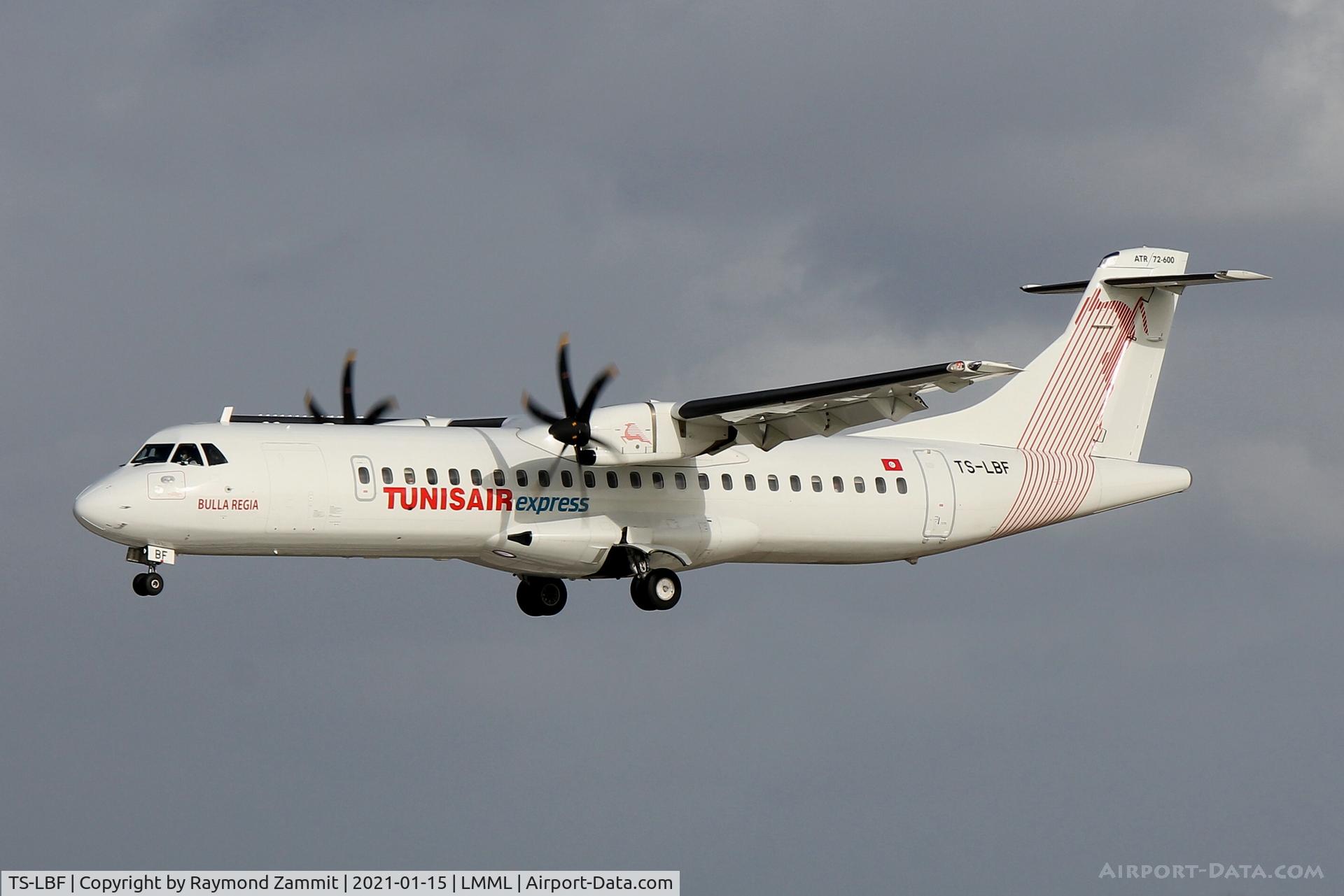 TS-LBF, 2019 ATR 72-600 (72-212A) C/N 1582, ATR72 TS-LBF Tunisair Express