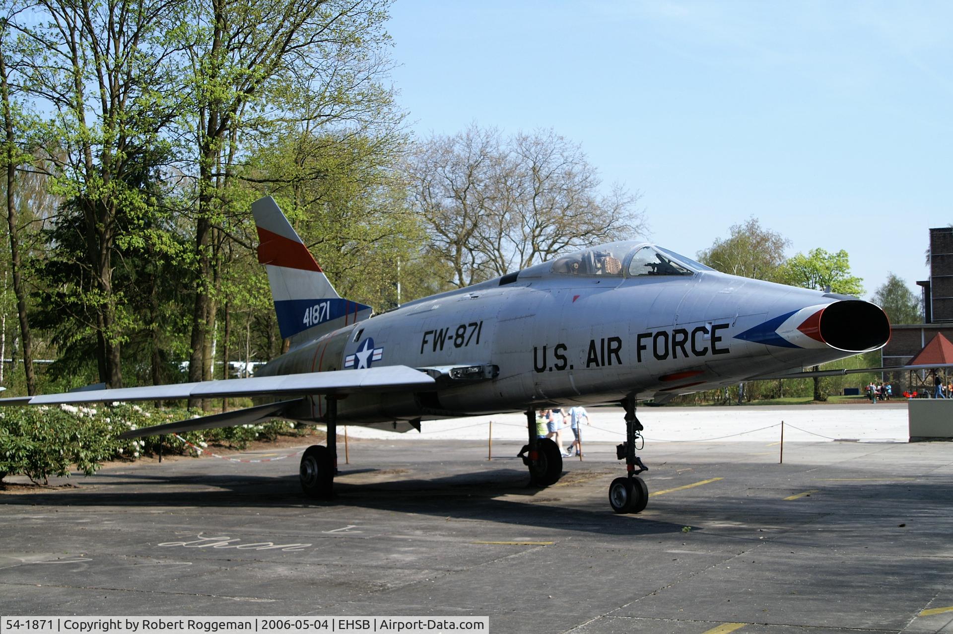 54-1871, 1954 North American F-100D Super Sabre C/N 217-132, PRESERVED.SOESTERBERG NMM.FW-871.