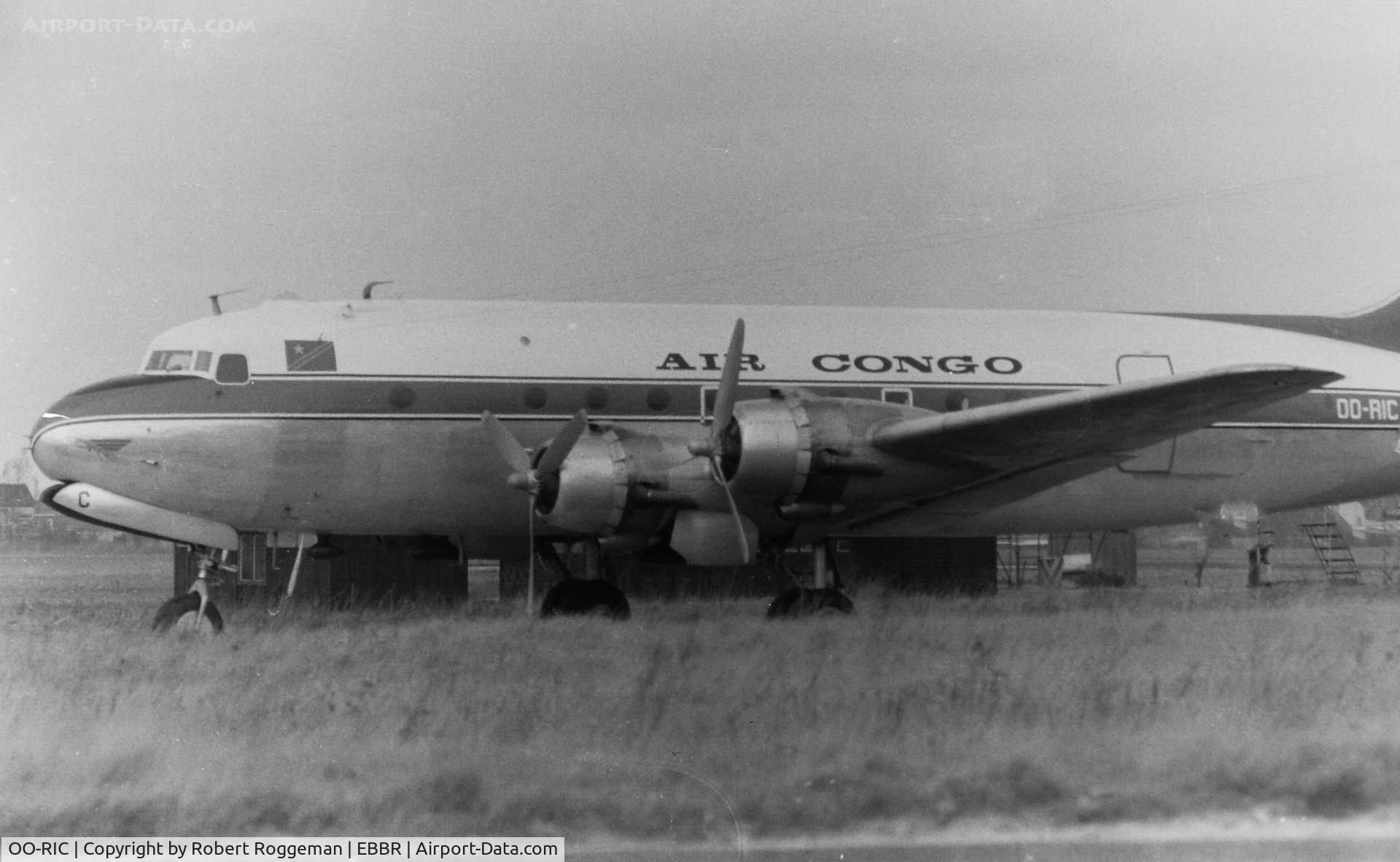 OO-RIC, 1945 Douglas DC-4 Skymaster C/N 10563, MID 1960's.AIR CONGO.