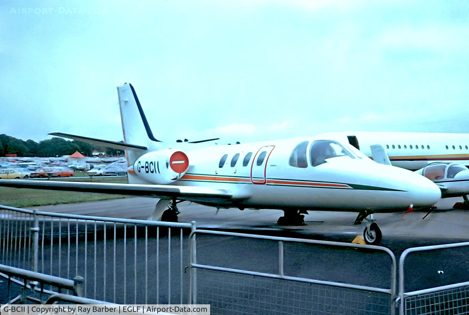 G-BCII, 1974 Cessna 500 Citation C/N 500-0176, G-BCII   Cessna Citation I [500-0176] (Owledge Ltd) Farnborough~G 04/09/1974