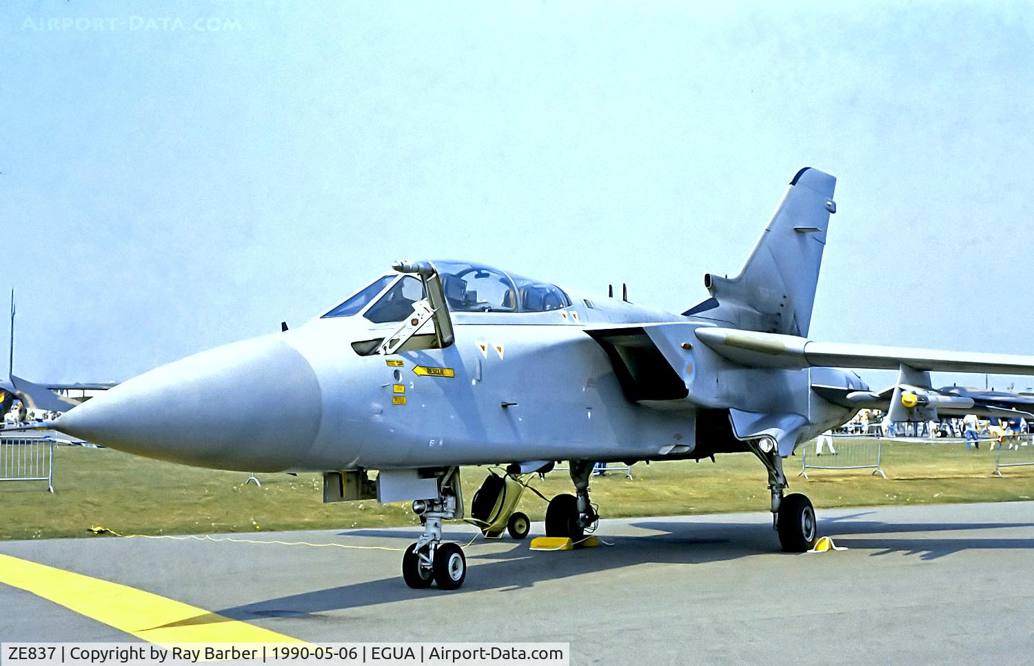 ZE837, 1988 Panavia Tornado F.3 C/N AT033/730/3334, ZE837   BAe/Panavia Tornado F.3 [AT033] (Royal Air Force) RAF Upper Heyford~G 06/05/1990