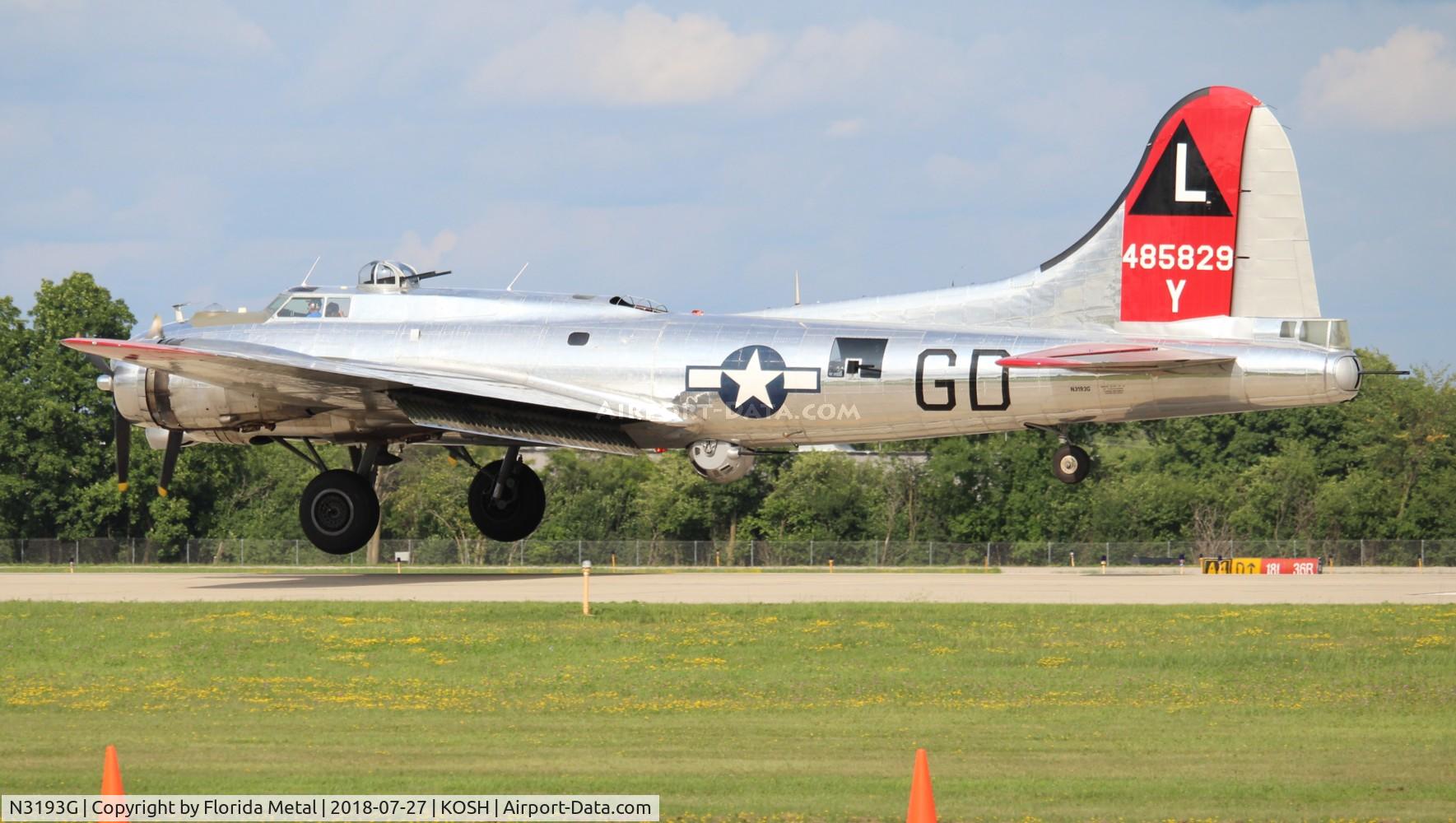 N3193G, 1944 Boeing B-17G Flying Fortress C/N 77255, EAA OSH 2018