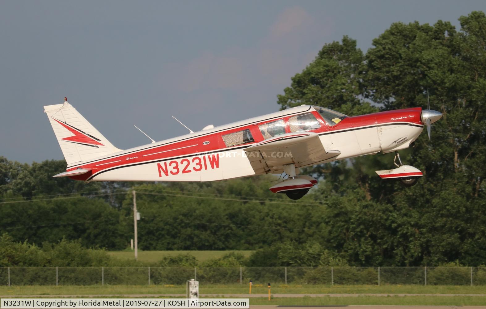 N3231W, 1965 Piper PA-32-260 Cherokee Six C/N 32-42, EAA OSH 2019