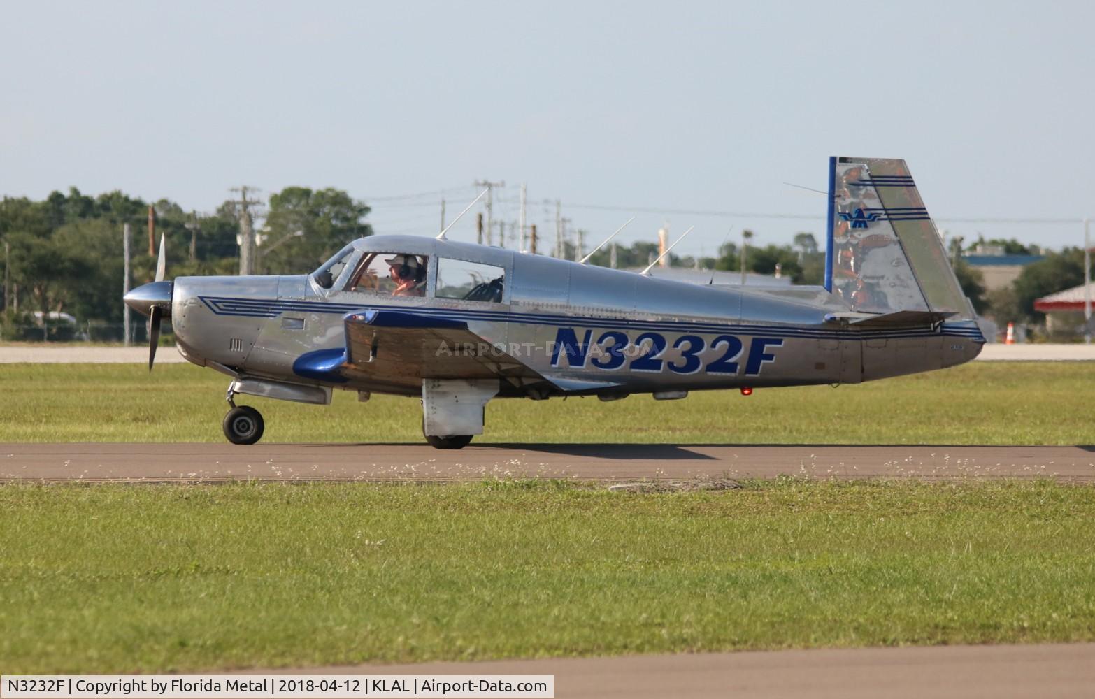 N3232F, 1967 Mooney M20E C/N 670025, SNF LAL 2018
