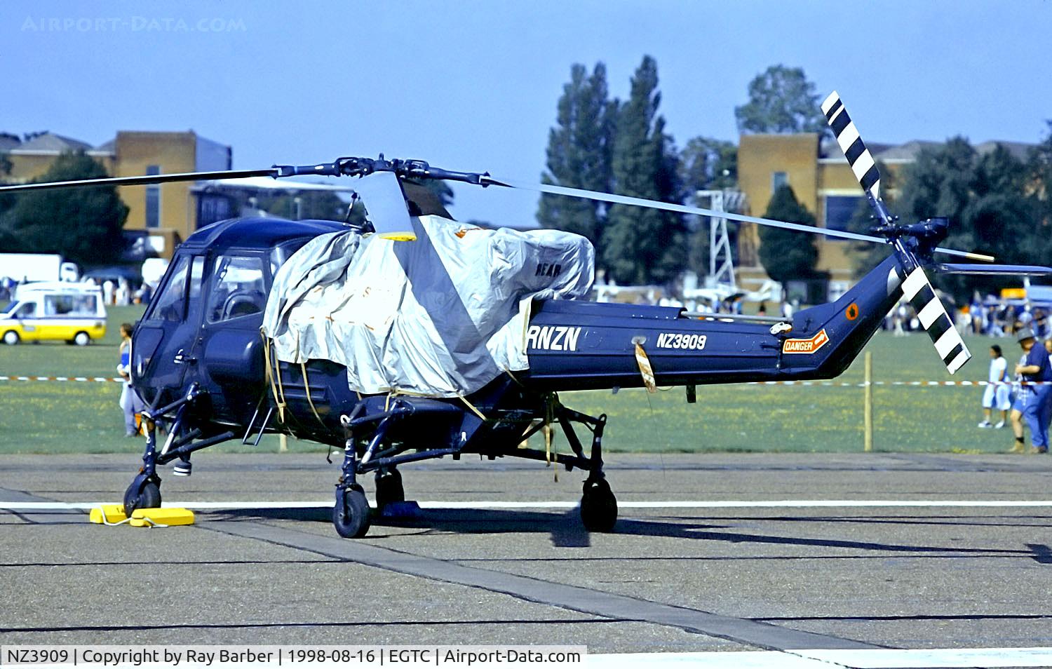 NZ3909, 1966 Westland Wasp HAS.1 C/N F9664, NZ3909   Westland Wasp AHS.1 [F9664] (Royal New Zealand Navy) Cranfield~G 16/08/1998