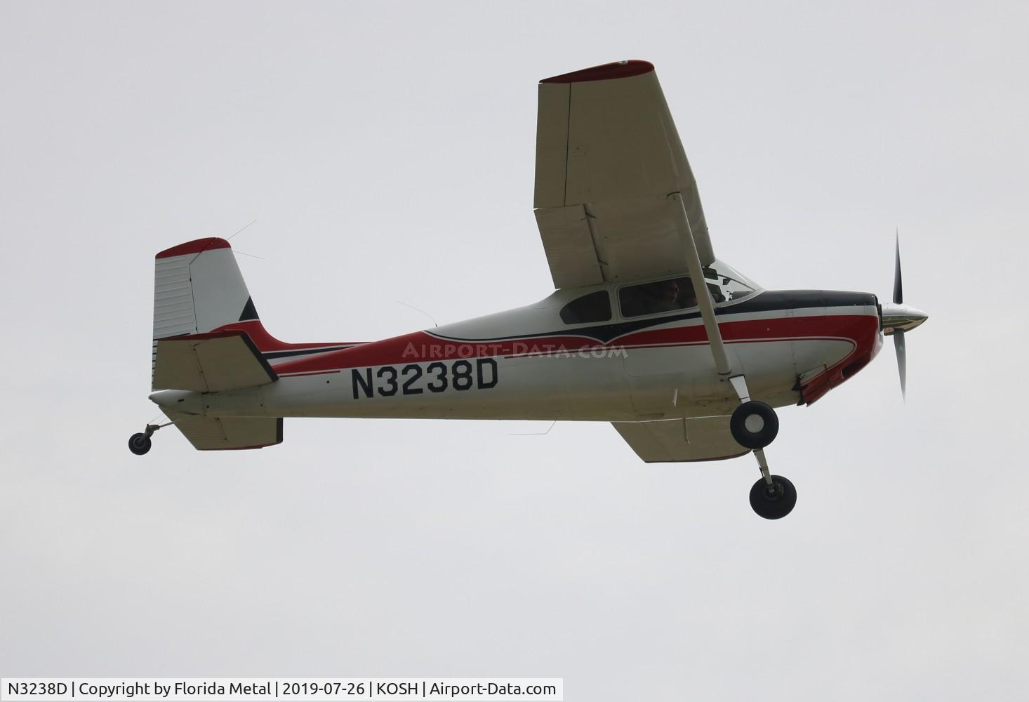 N3238D, 1955 Cessna 180 C/N 32036, EAA OSH 2019