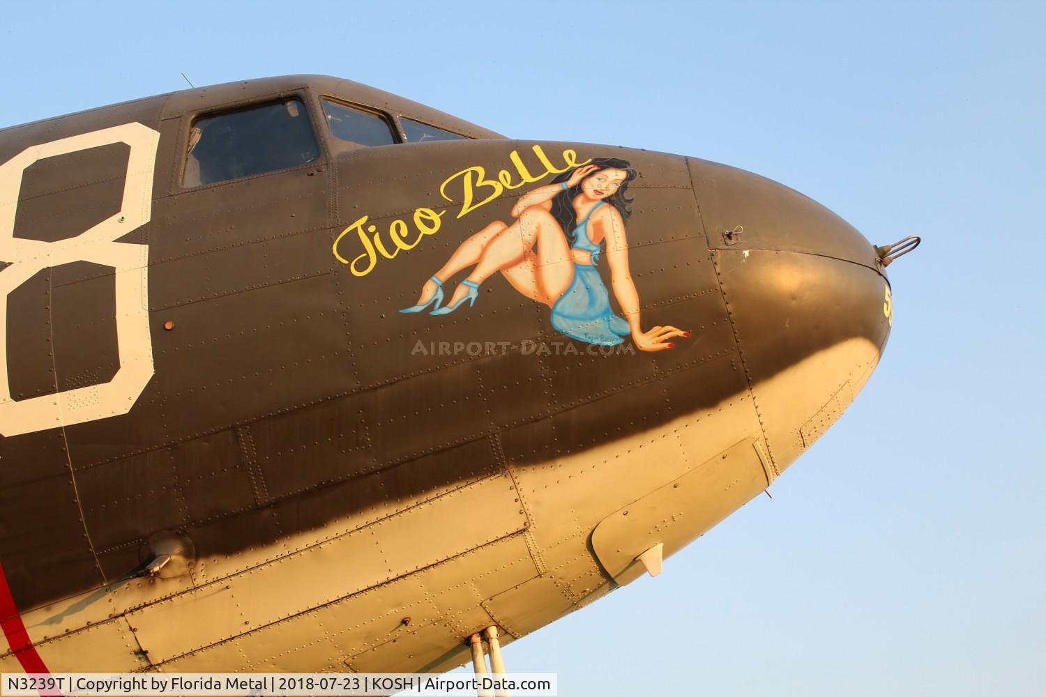 N3239T, 1943 Douglas DC3C-S1C3G (C-47A-65-DL) C/N 19054, EAA OSH 2018