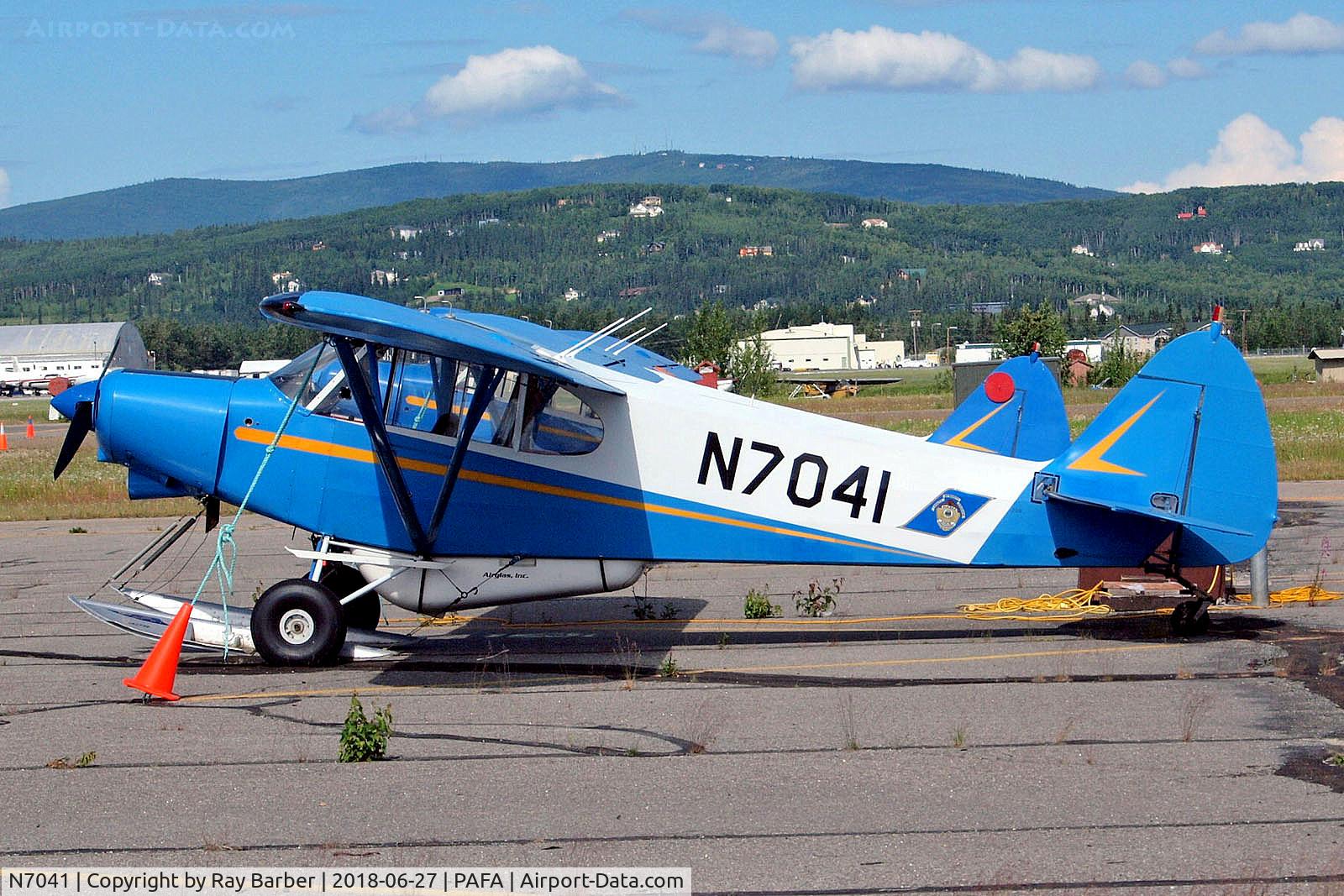 N7041, 1961 Piper PA-18-150 Super Cub C/N 18-7767, N7041   Piper PA-18-150 Super Cub [18-7767] Fairbanks Int'l~N 27/06/2018