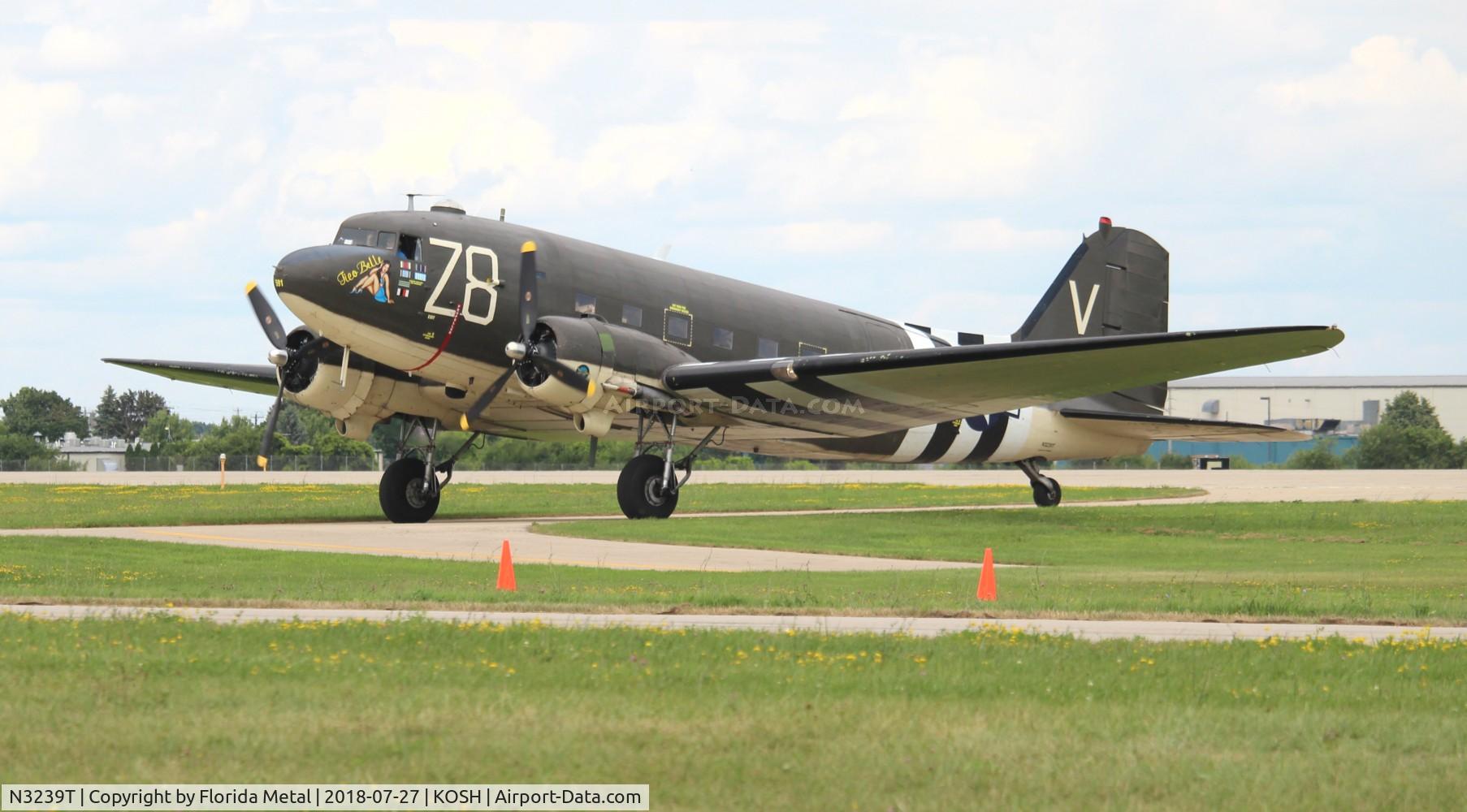 N3239T, 1943 Douglas DC3C-S1C3G (C-47A-65-DL) C/N 19054, EAA OSH 2018