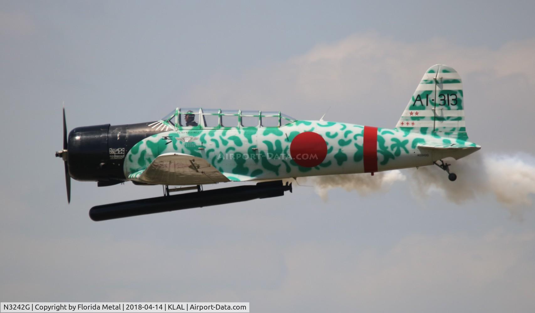 N3242G, 1945 North American AT-6D Texan C/N 43766, SNF LAL 2018