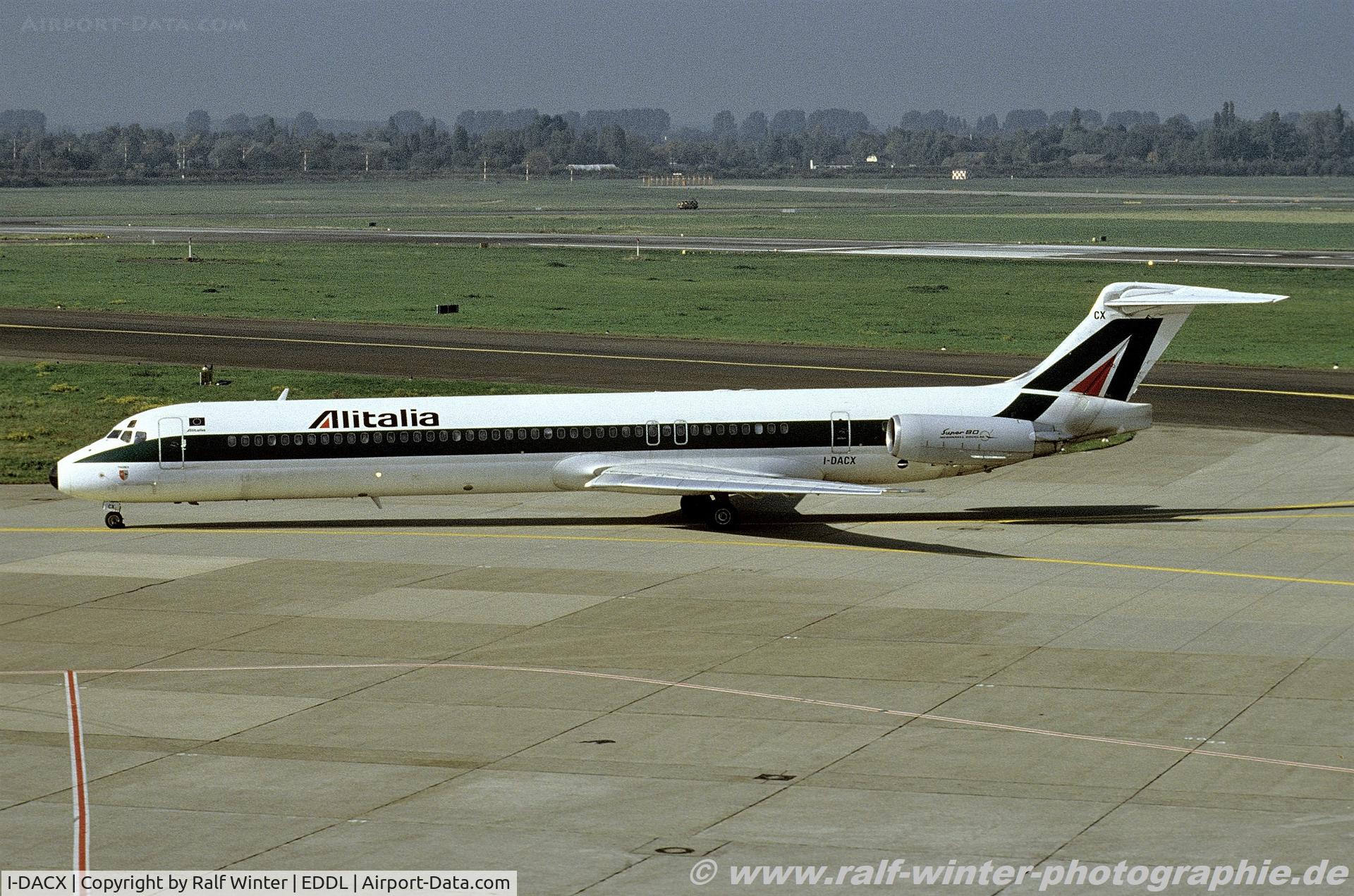 I-DACX, 1991 McDonnell Douglas MD-82 (DC-9-82) C/N 53060/1944, McDonnell Douglas MD-82 (DC-9-82) - AZ AZA Alitalia 'Piacenza' - 53060 - -IDACX - 1994 - DUS