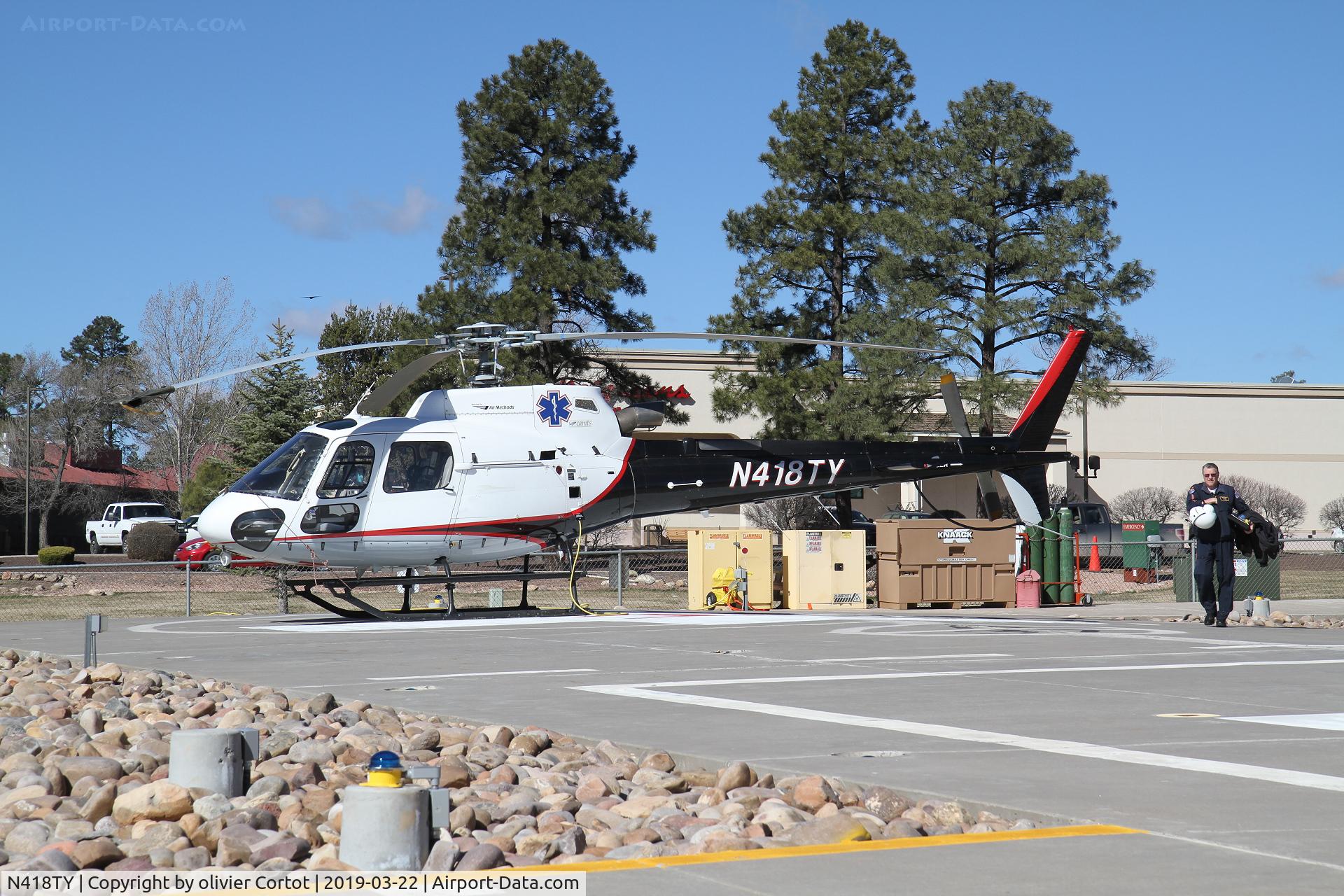 N418TY, 2006 Eurocopter AS-350B-3 Ecureuil Ecureuil C/N 4180, march 2019