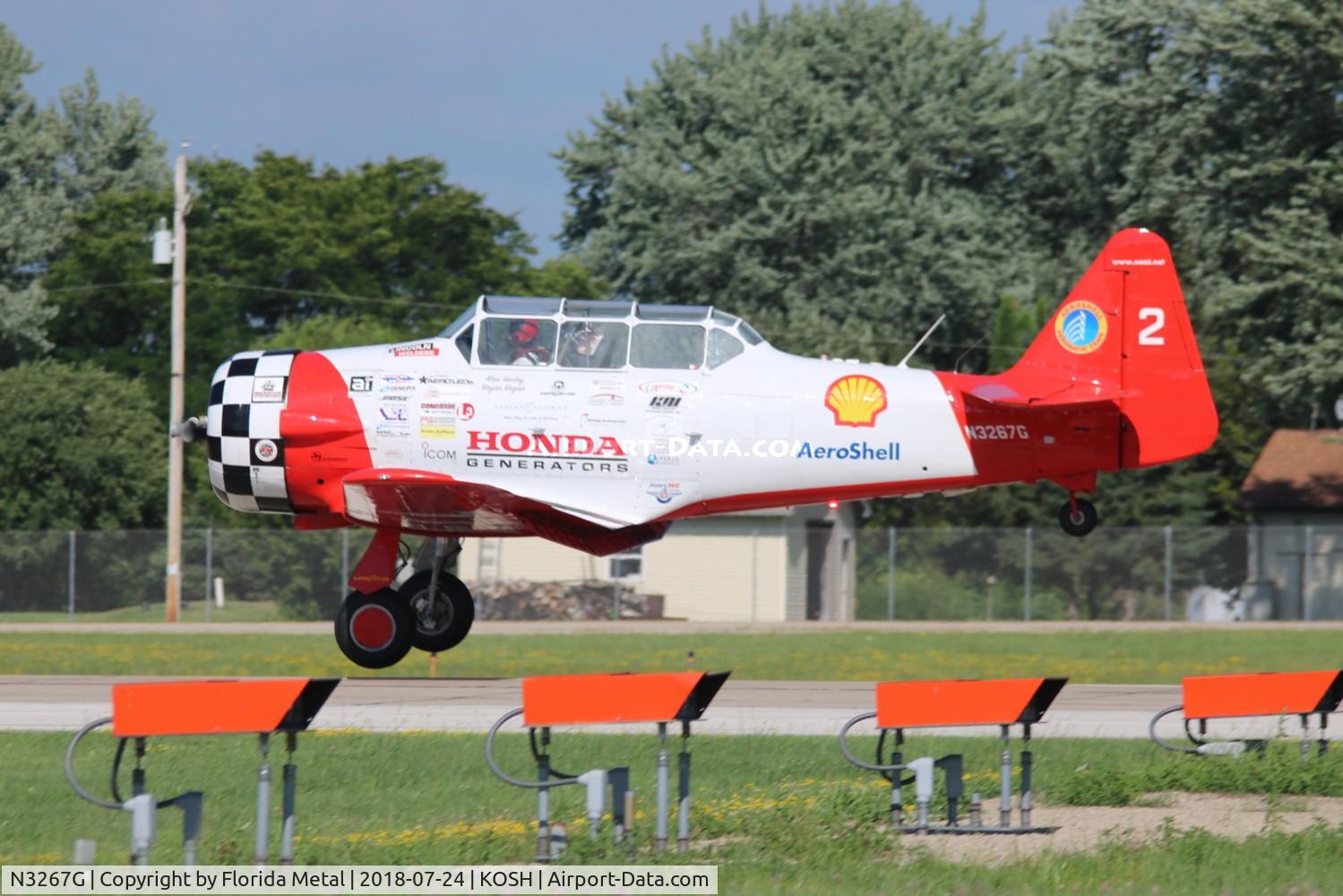 N3267G, 1943 North American SNJ-5 Texan C/N 88-15114, EAA OSH 2018