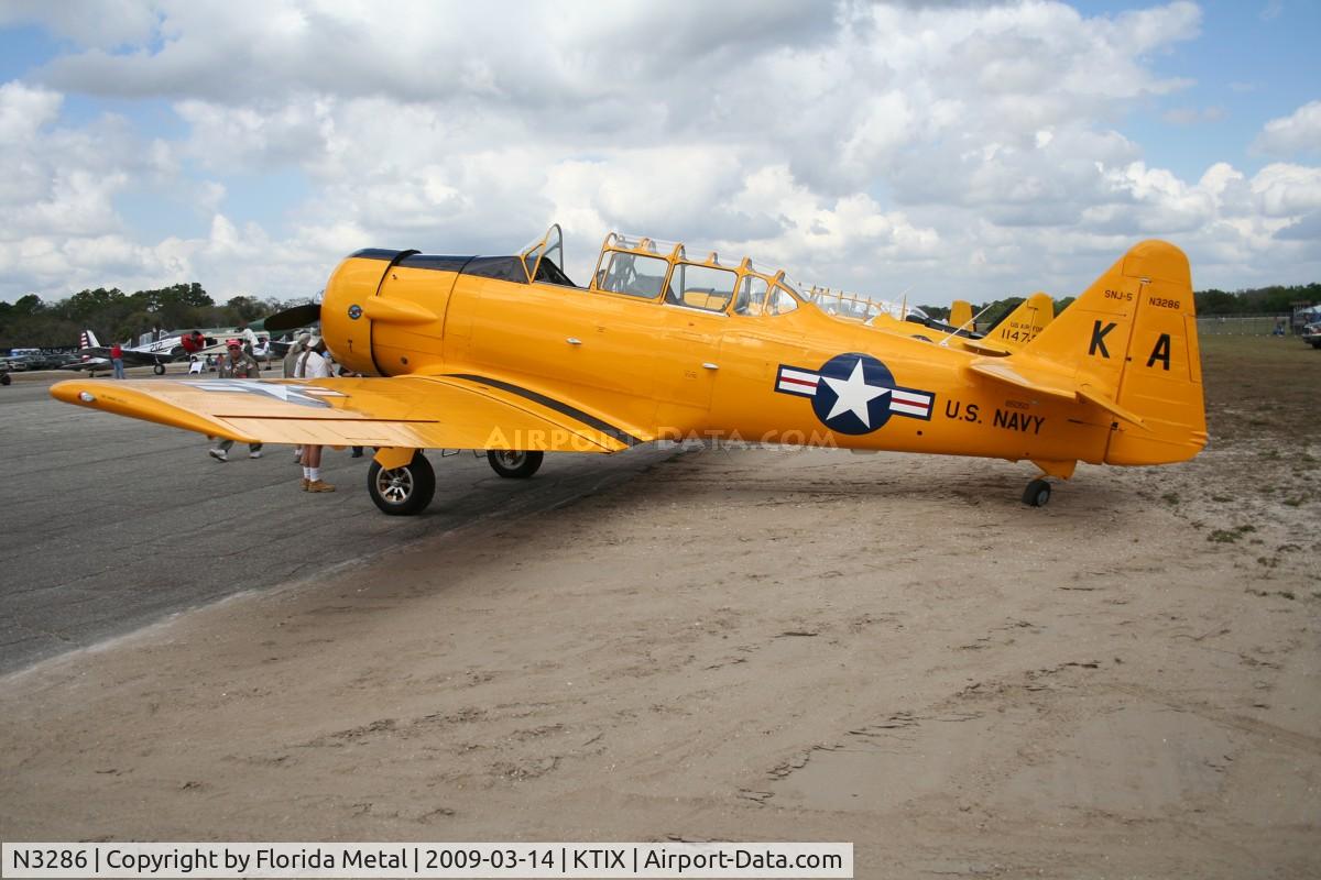 N3286, 1944 North American SNJ-5 Texan Texan C/N 88-15356, TICO 2009
