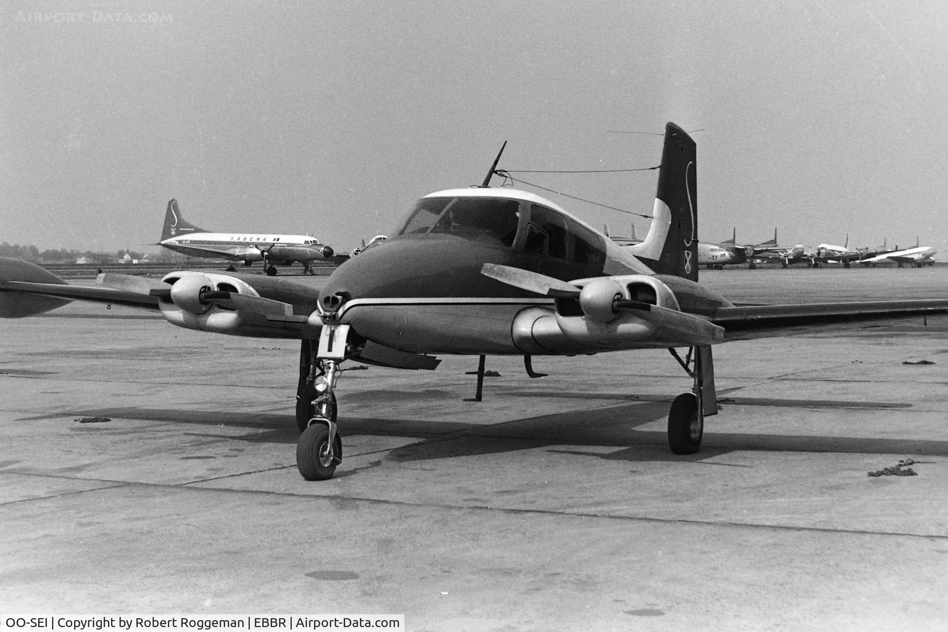 OO-SEI, 1958 Cessna 310B C/N 35636, MID 1960's.SABENA.