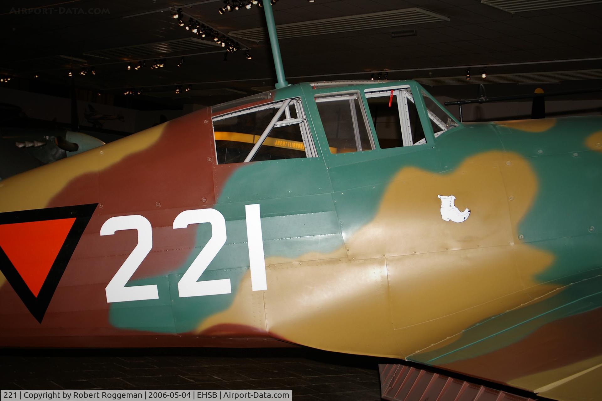 221, Fokker D-XXI (mock-up) C/N Not found 221, PRESERVED.SOESTERBERG NMM.MOCK-UP.