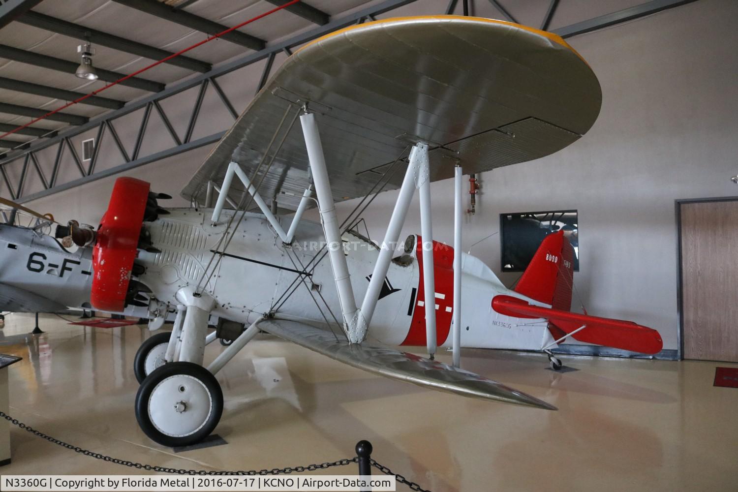 N3360G, 1932 Boeing P-12E C/N 32-17, Planes of Fame 2016