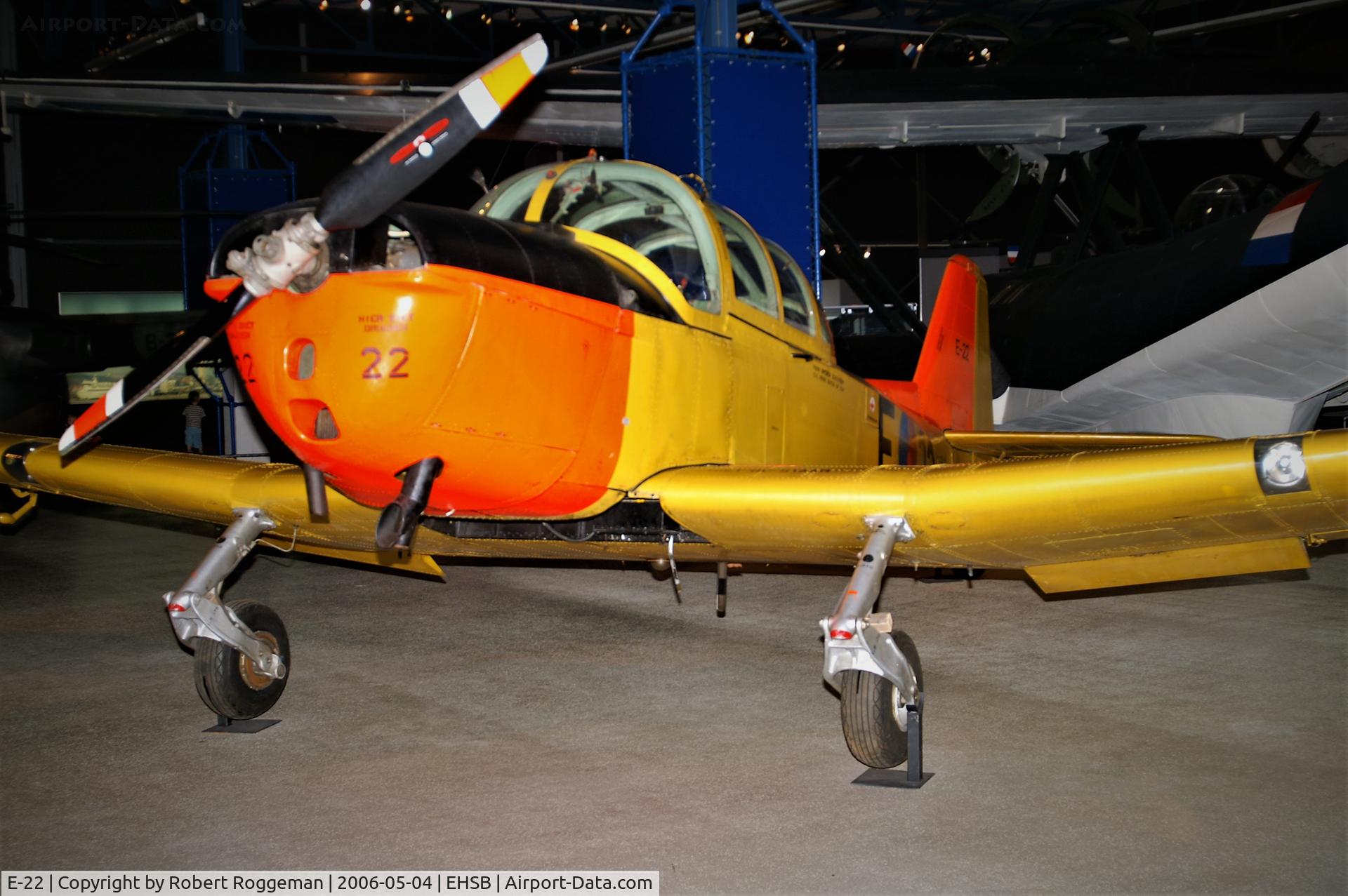 E-22, Fokker S.11-1 Instructor C/N 6213, PRESERVED.SOESTERBERG NMM.