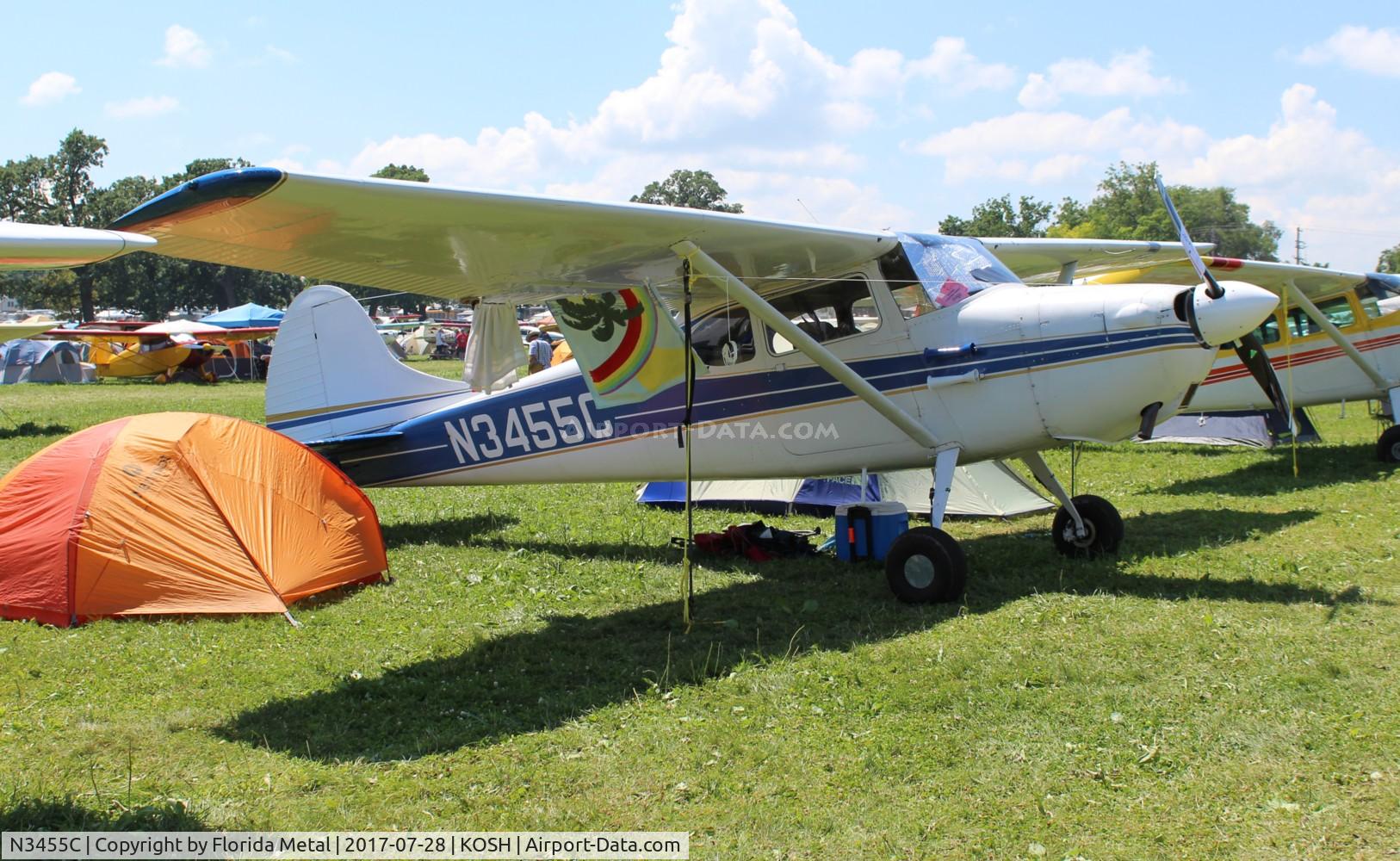N3455C, 1954 Cessna 170B C/N 26498, EAA OSH 2017