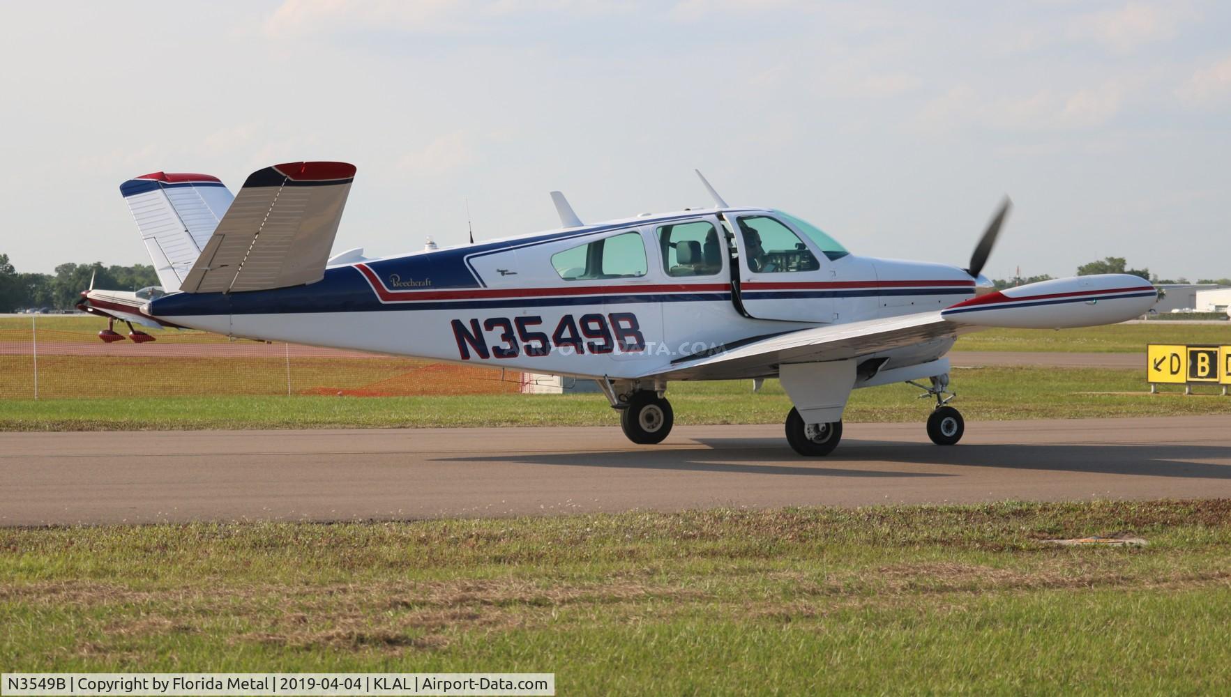 N3549B, 1954 Beech E35 C/N D-3756, SNF LAL 2019
