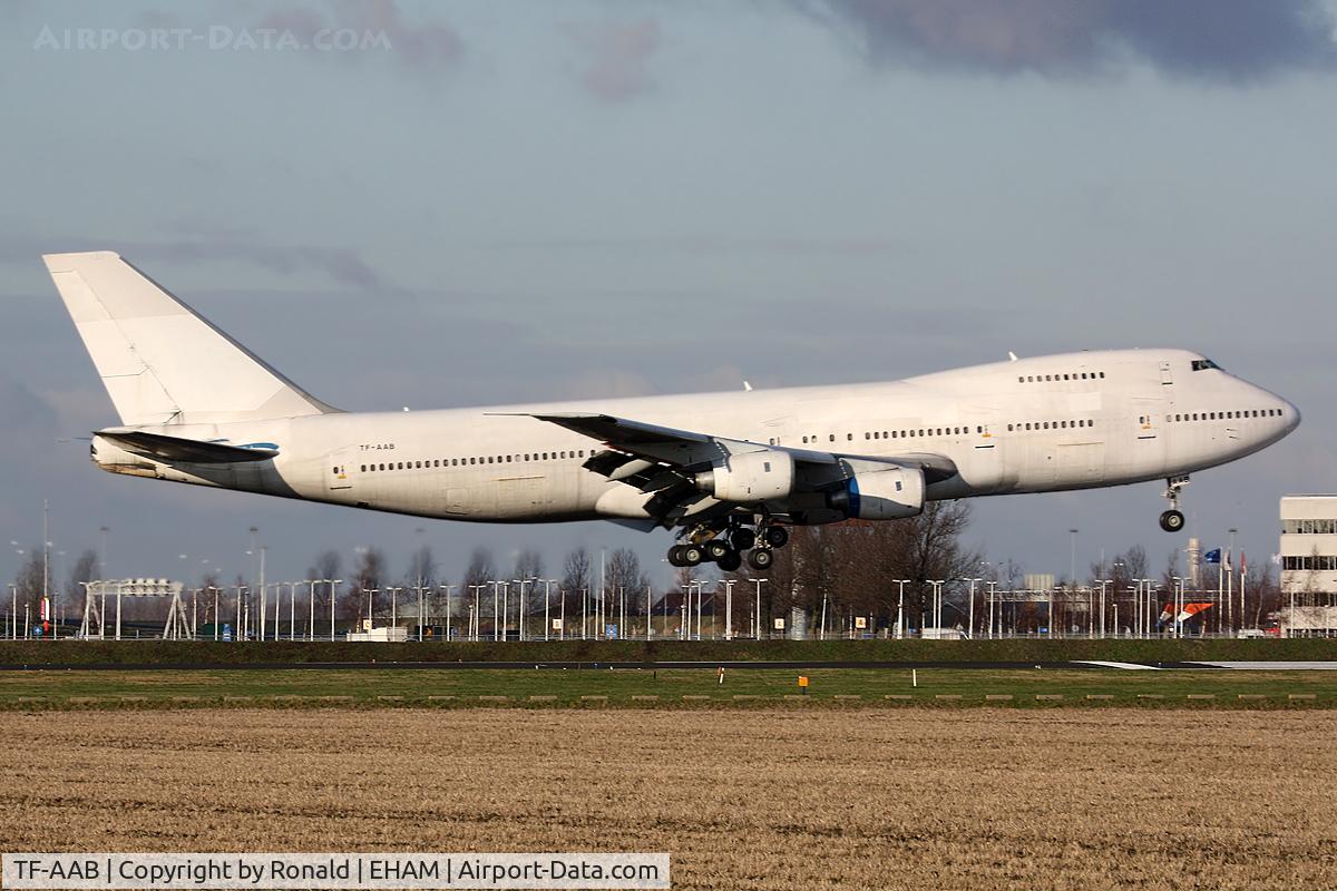 TF-AAB, 1981 Boeing 747-236B C/N 22304, at spl