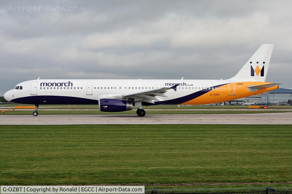 G-OZBT, 2008 Airbus A321-231 C/N 3546, at man
