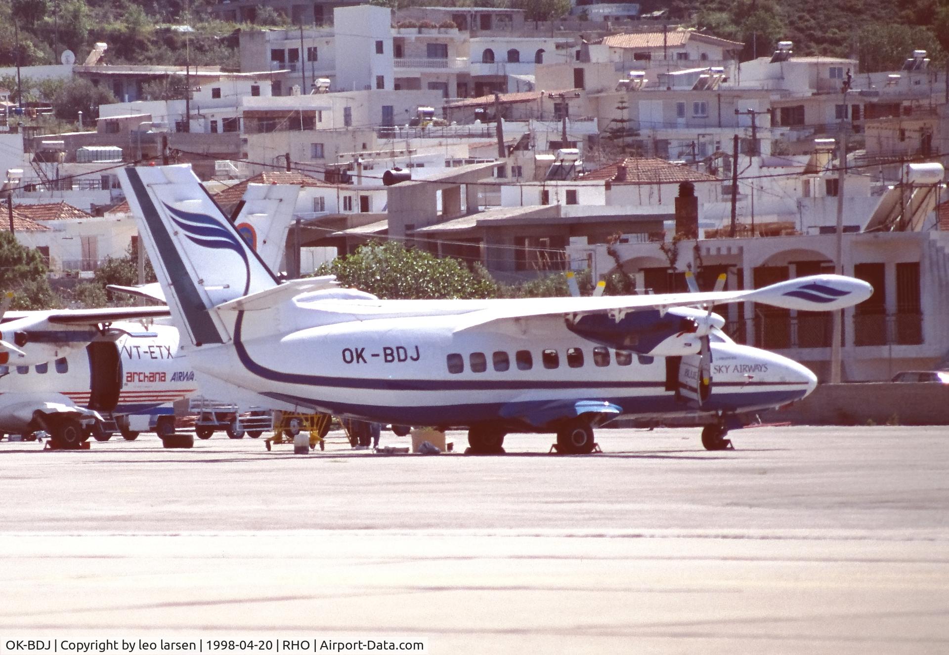 OK-BDJ, 1996 Let L-410UVP-E9 Turbolet C/N 962715, Rhodos 20.4.1998