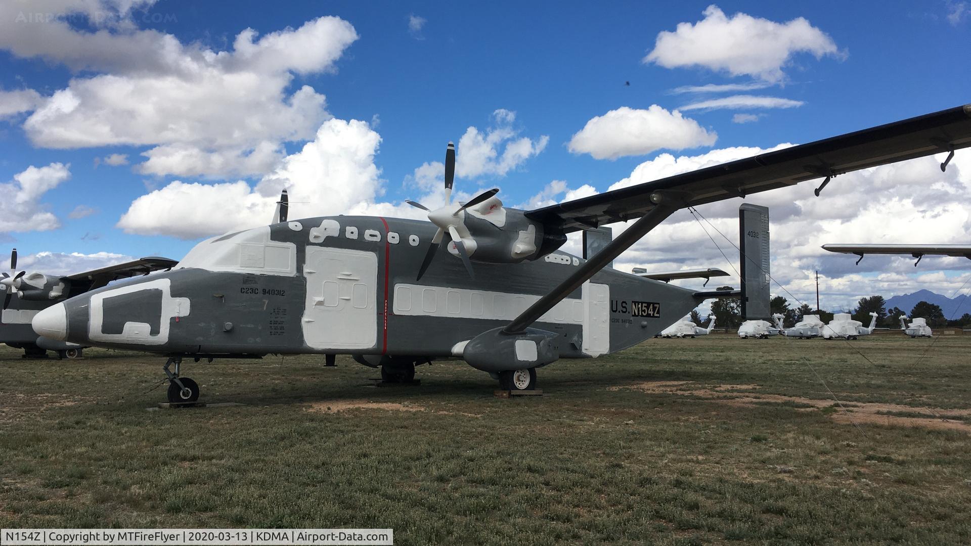 N154Z, 1997 Short C-23C Sherpa C/N SH3426, C-23C Sherpa N151Z (94-0312) in storage at A.M.A.R.G., Davis-Monthan AFB (KDMA/DMA), Tucson, AZ - USA