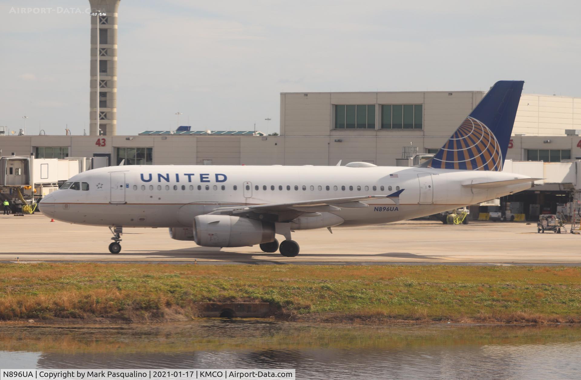 N896UA, 2007 Airbus A319-132 C/N 3144, Airbus A319-132